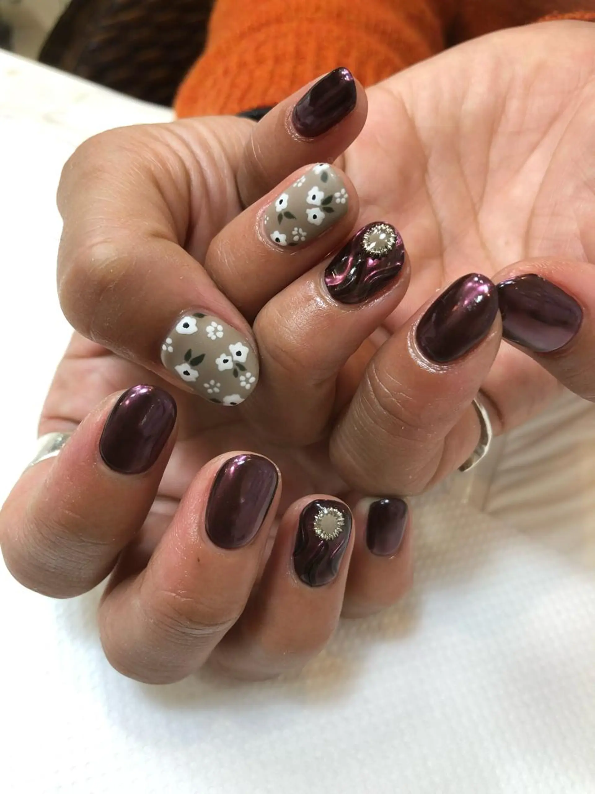 ネイル ハンドネイル umber 三茶1分のネイルデザイン