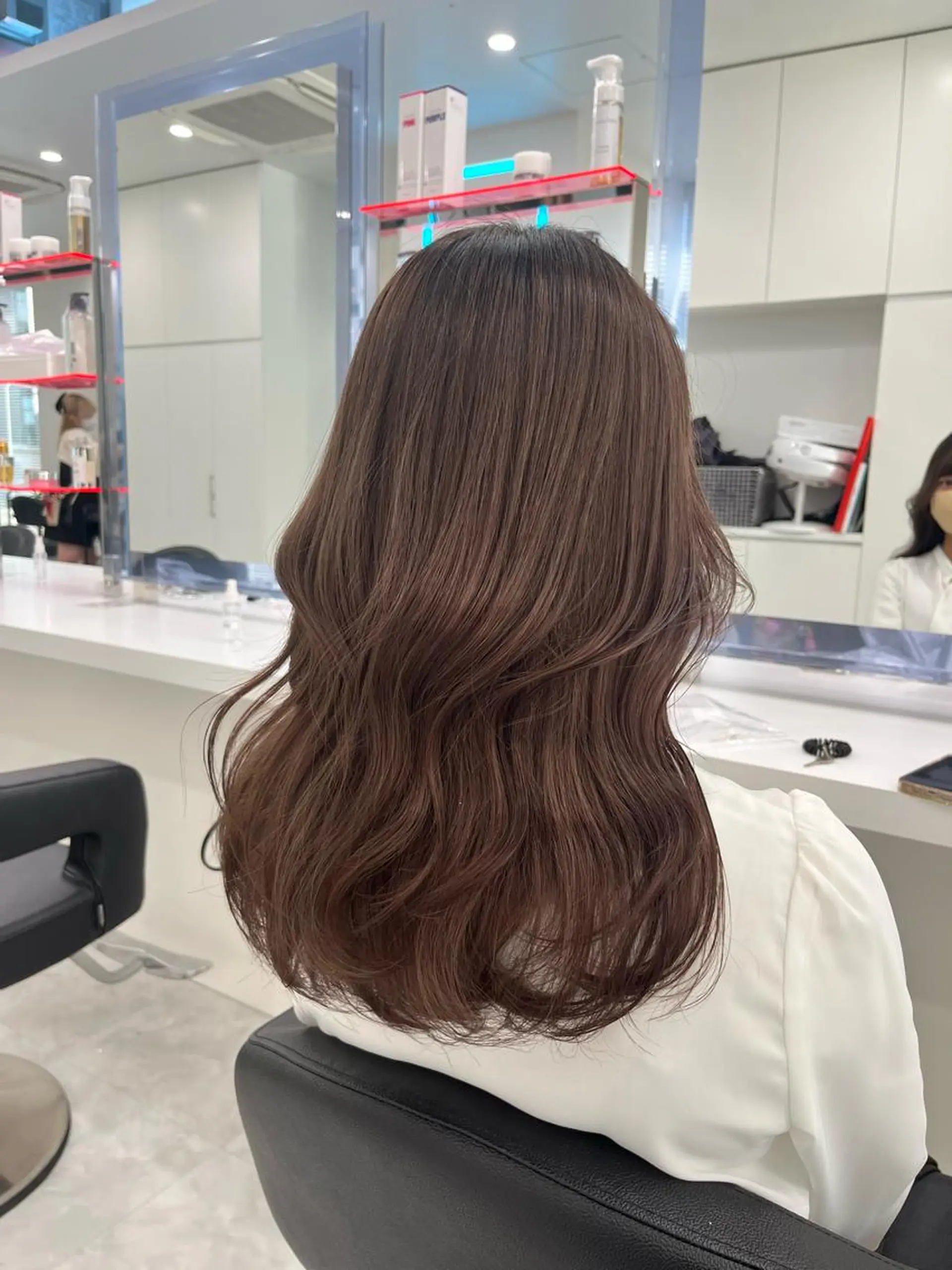 ロング カラー ブラウンカラー junna‎🤍調布 まつ毛/眉のマツエク・マツパデザイン