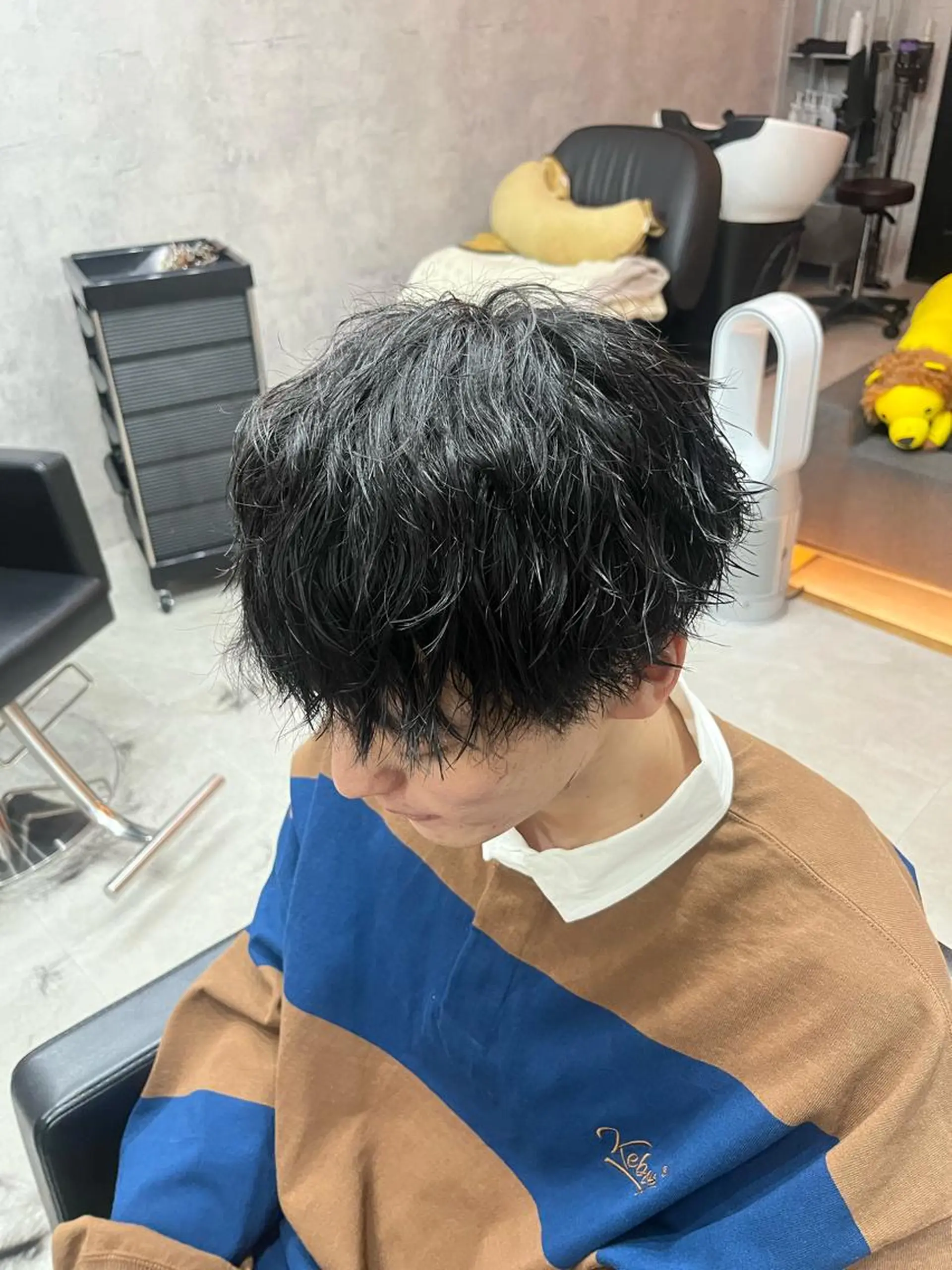 ショート メンズ カット パーマ トリートメント 鹿児島 TSUBASAのヘアスタイル