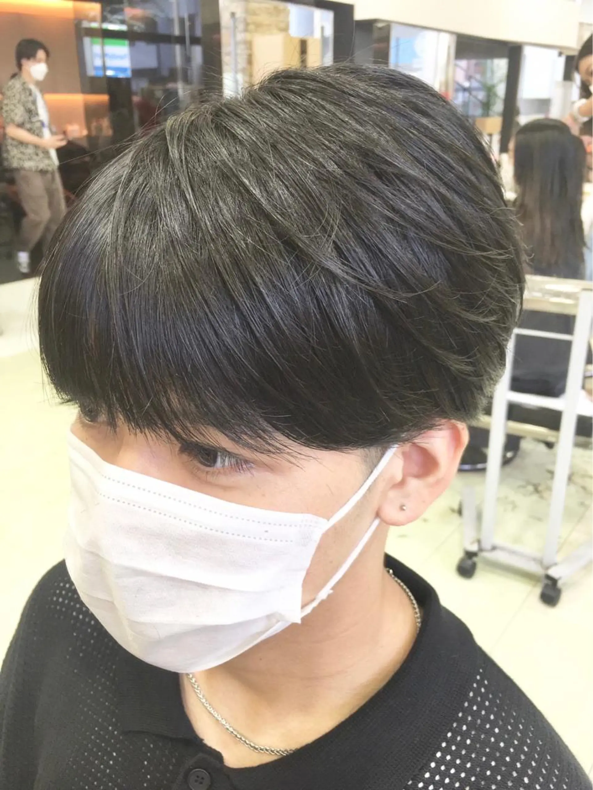 メンズ メンズハイトーン メンズパーマ 波巻きパーマ 酸性ストレート カット パーマ トリートメント メンズカット松戸/韓 国/メンズパーマ航太のヘアスタイル