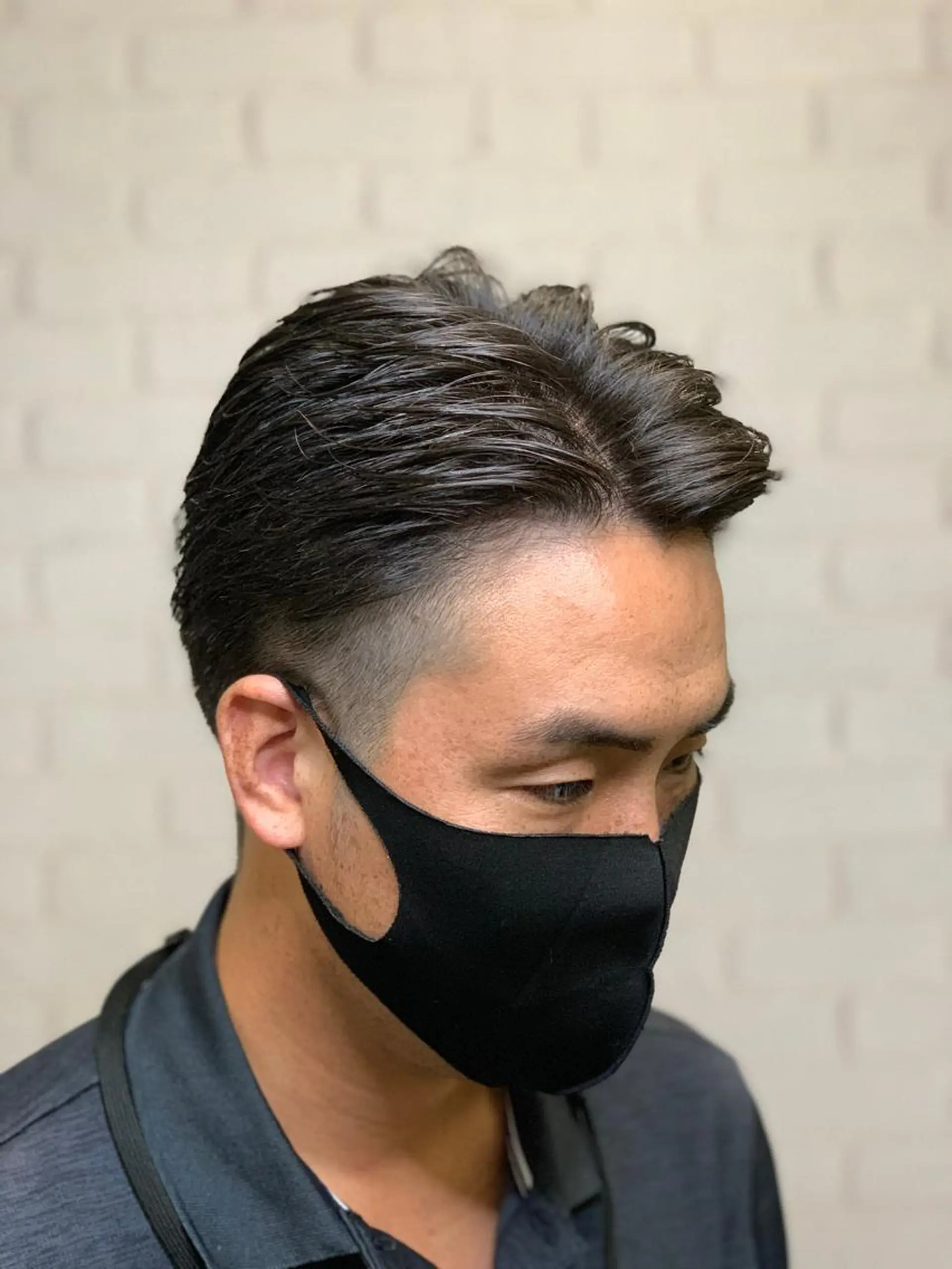 ミディアム ミディアムパーマ 田中 心のヘアスタイル