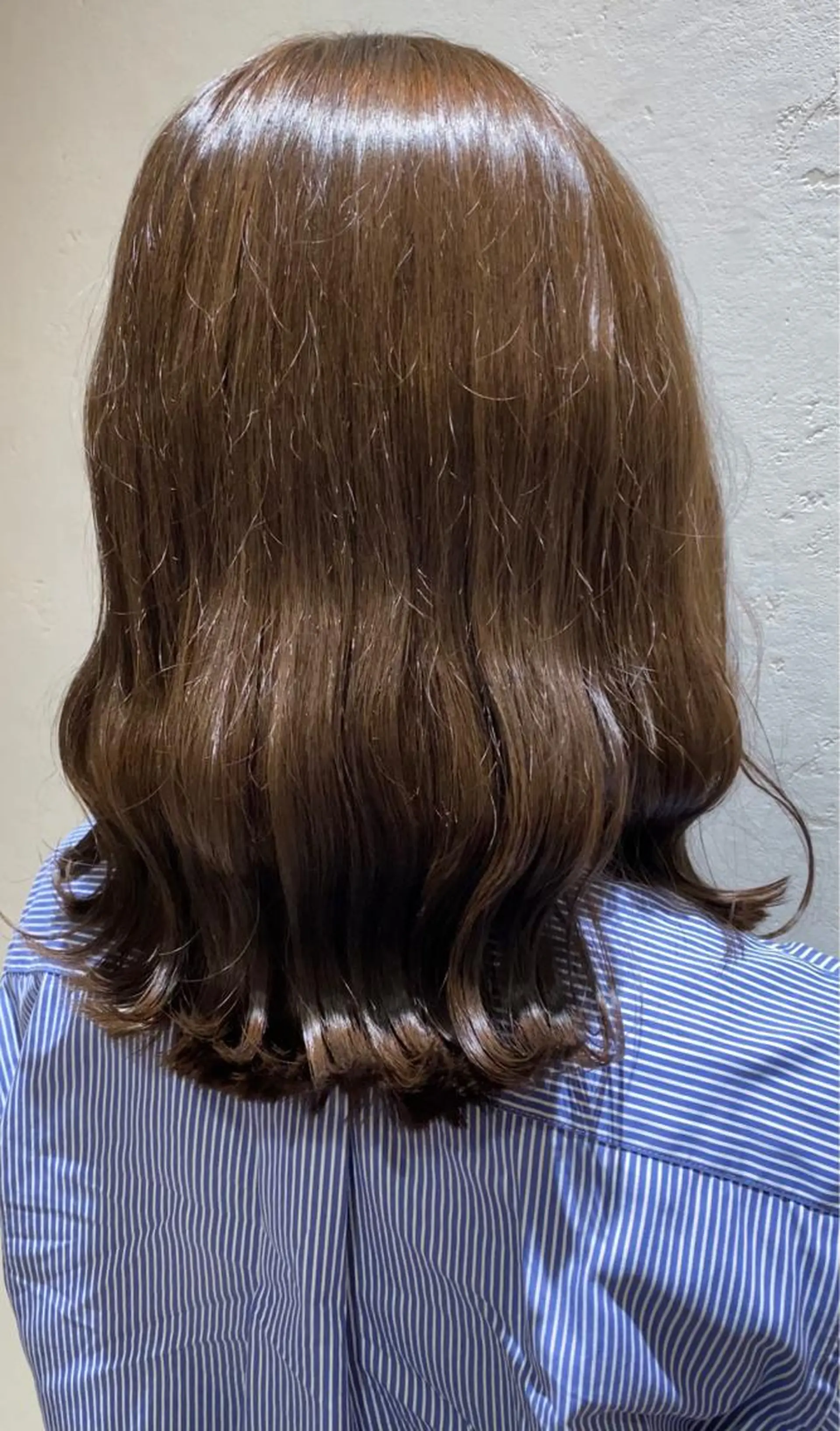 カラー ベージュカラー 透明感カラー 中村 莉子のヘアスタイル