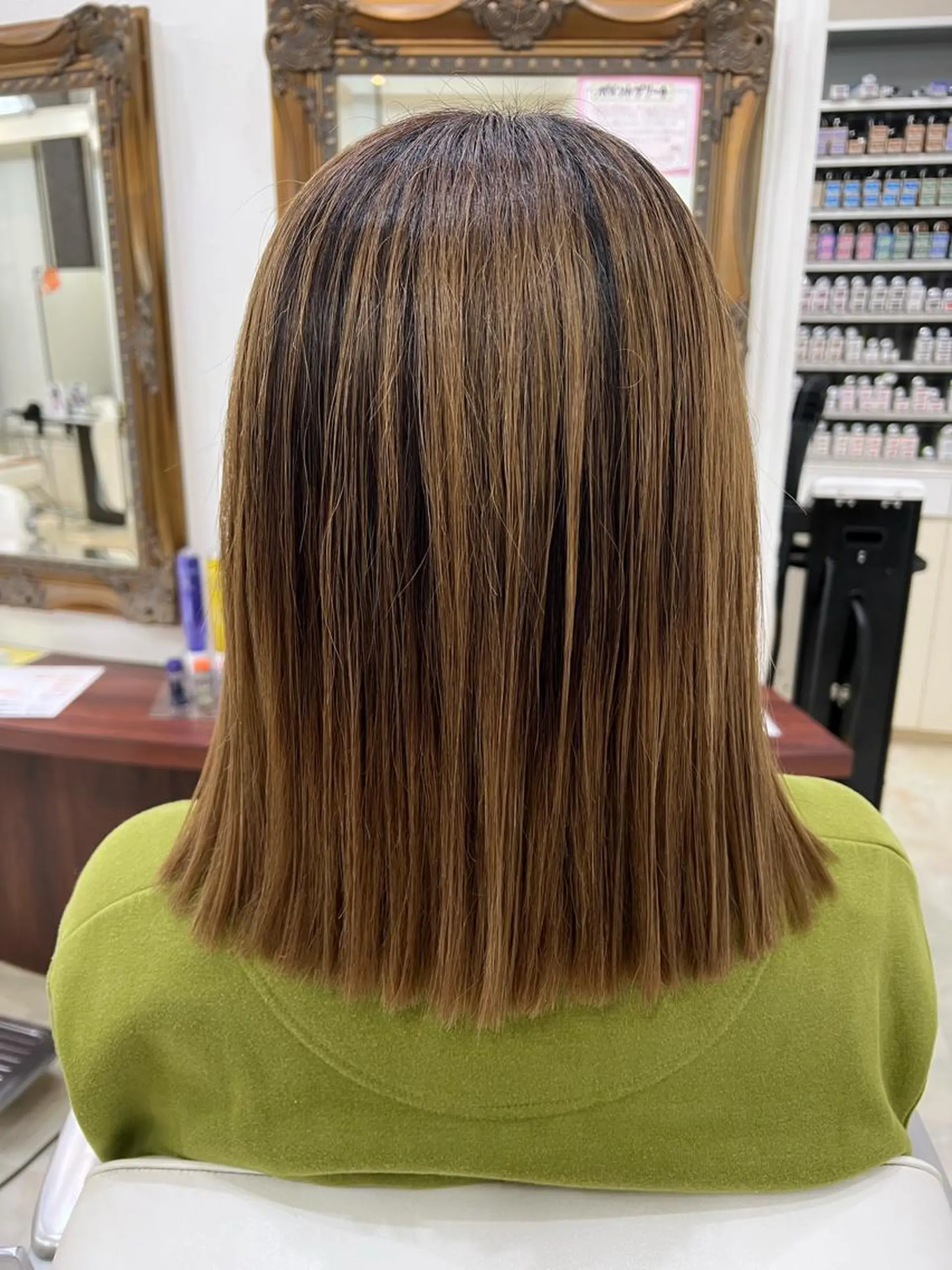 ミディアム ボブ Rapt.HAIR 中村 知里のヘアスタイル