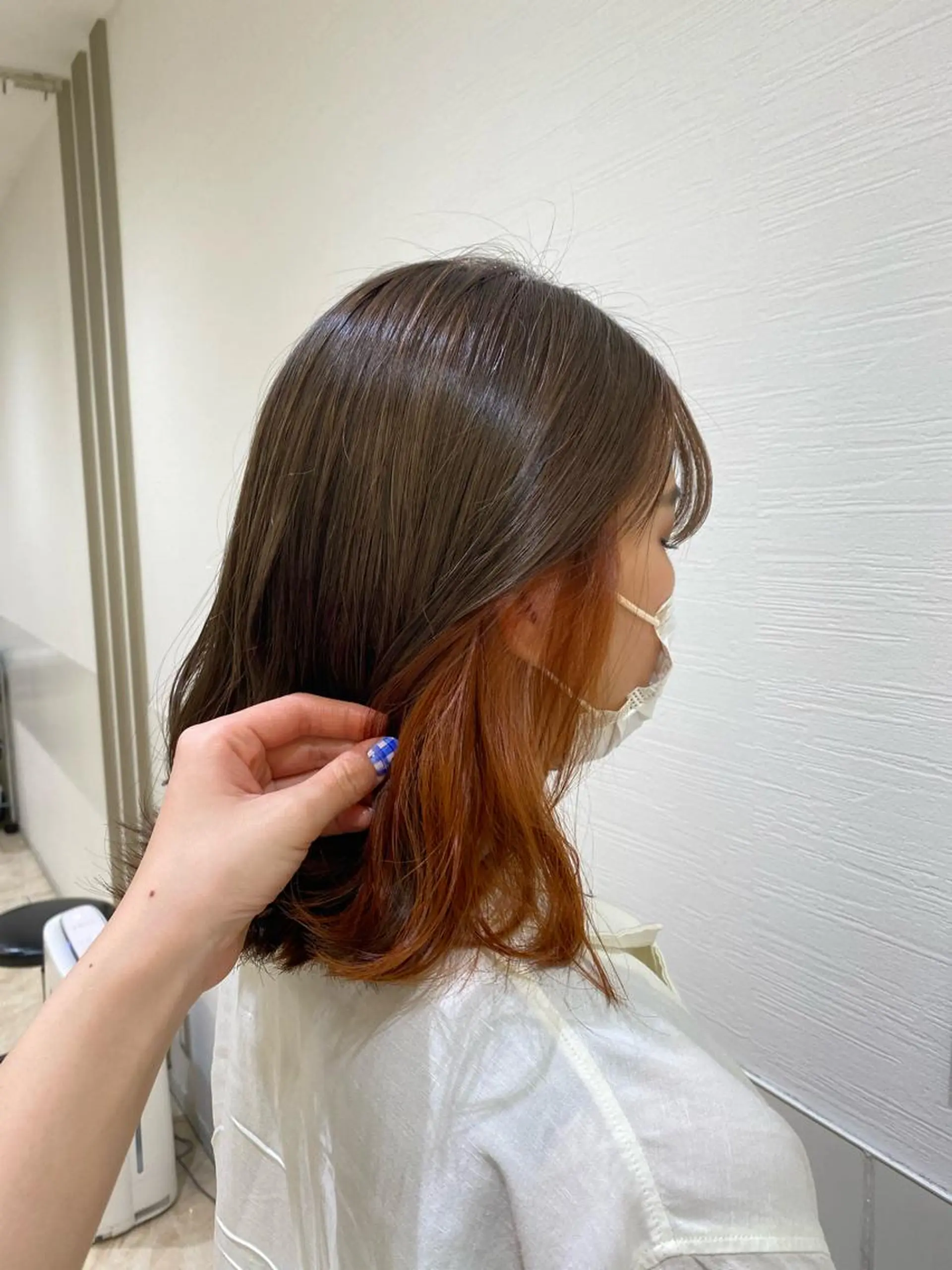 セミロング カラー ナチュラル艶カラー 🤎maoのヘアスタイル