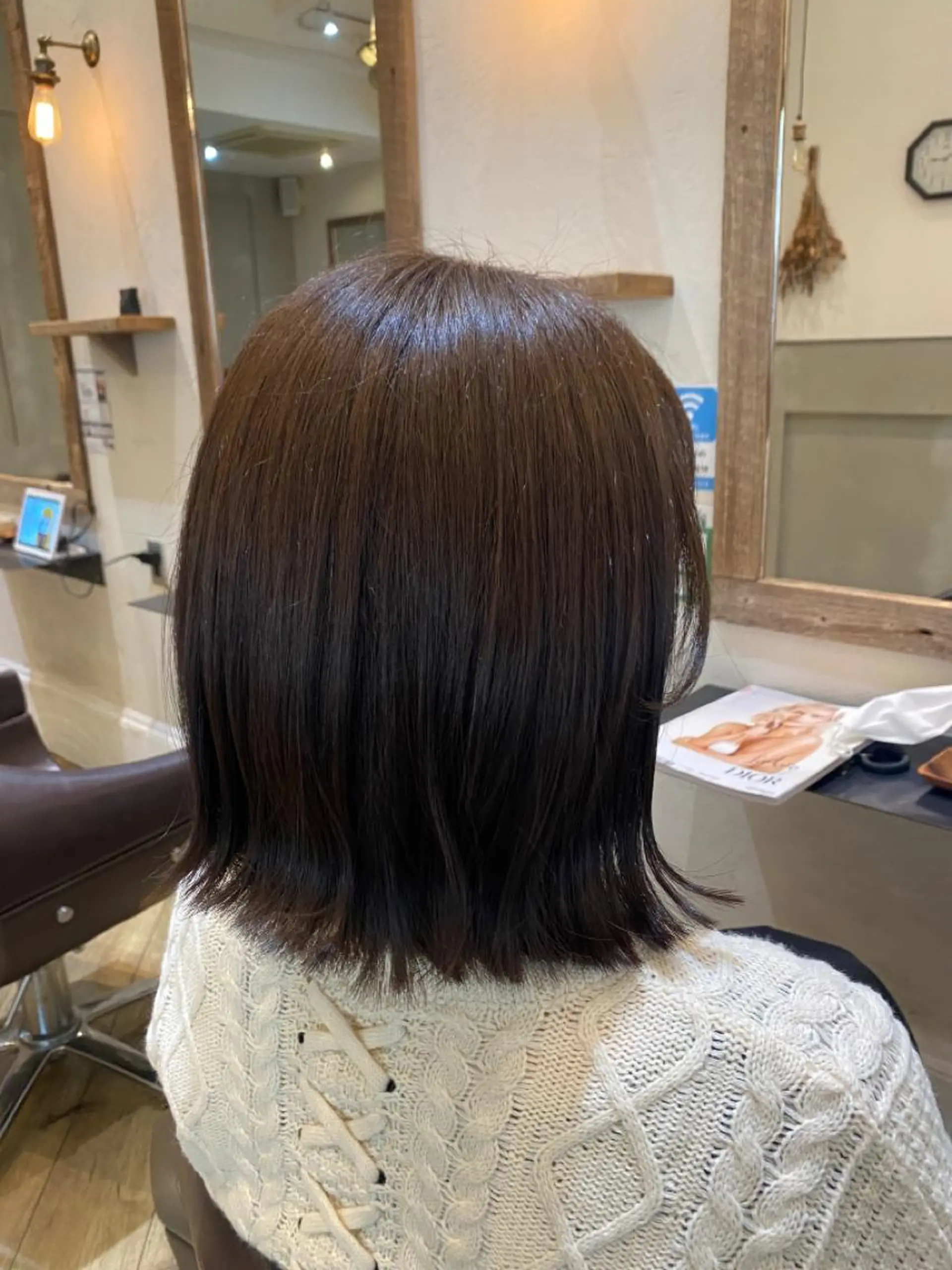 ミディアム マツモト シゲキのヘアスタイル