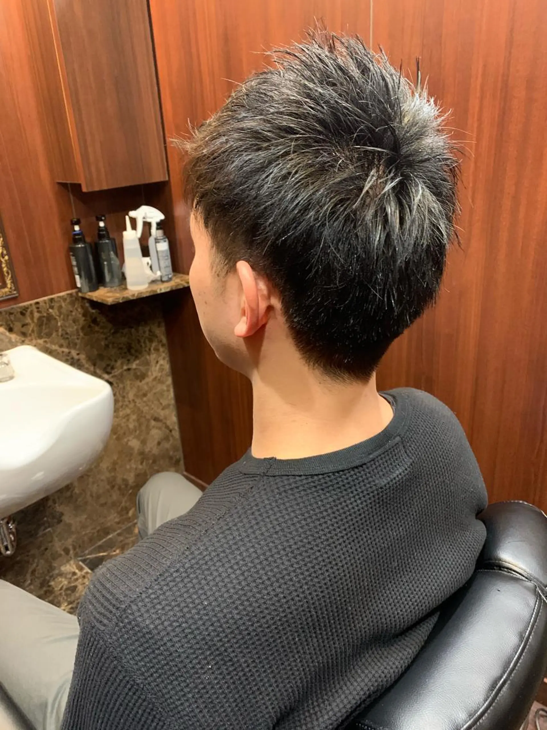 ショート メンズ 羽木 隆徒のヘアスタイル