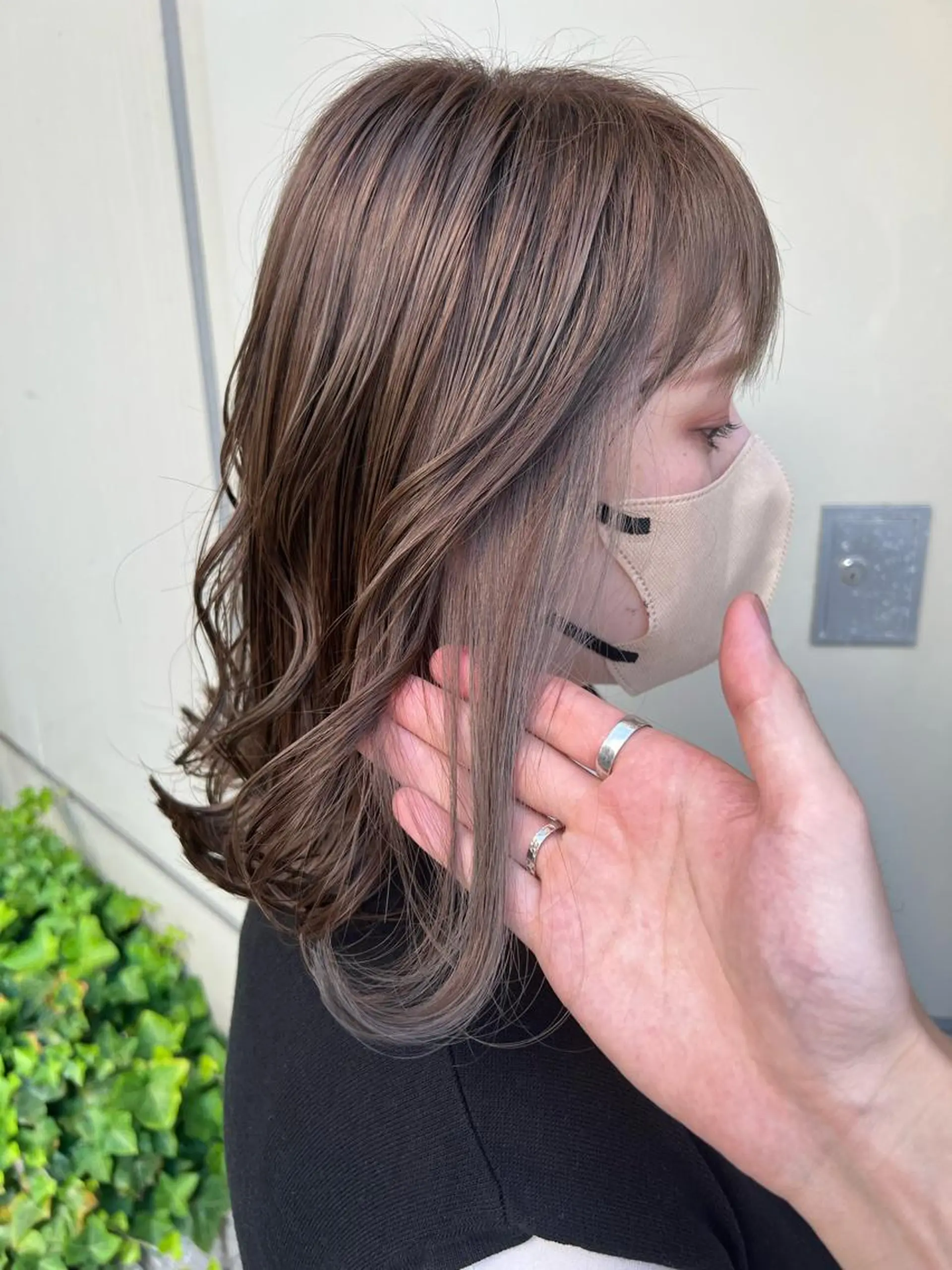 カラー ベージュカラー ホワイトベージュ 【副店長】DAYS 2nd 久木山湧也のヘアスタイル