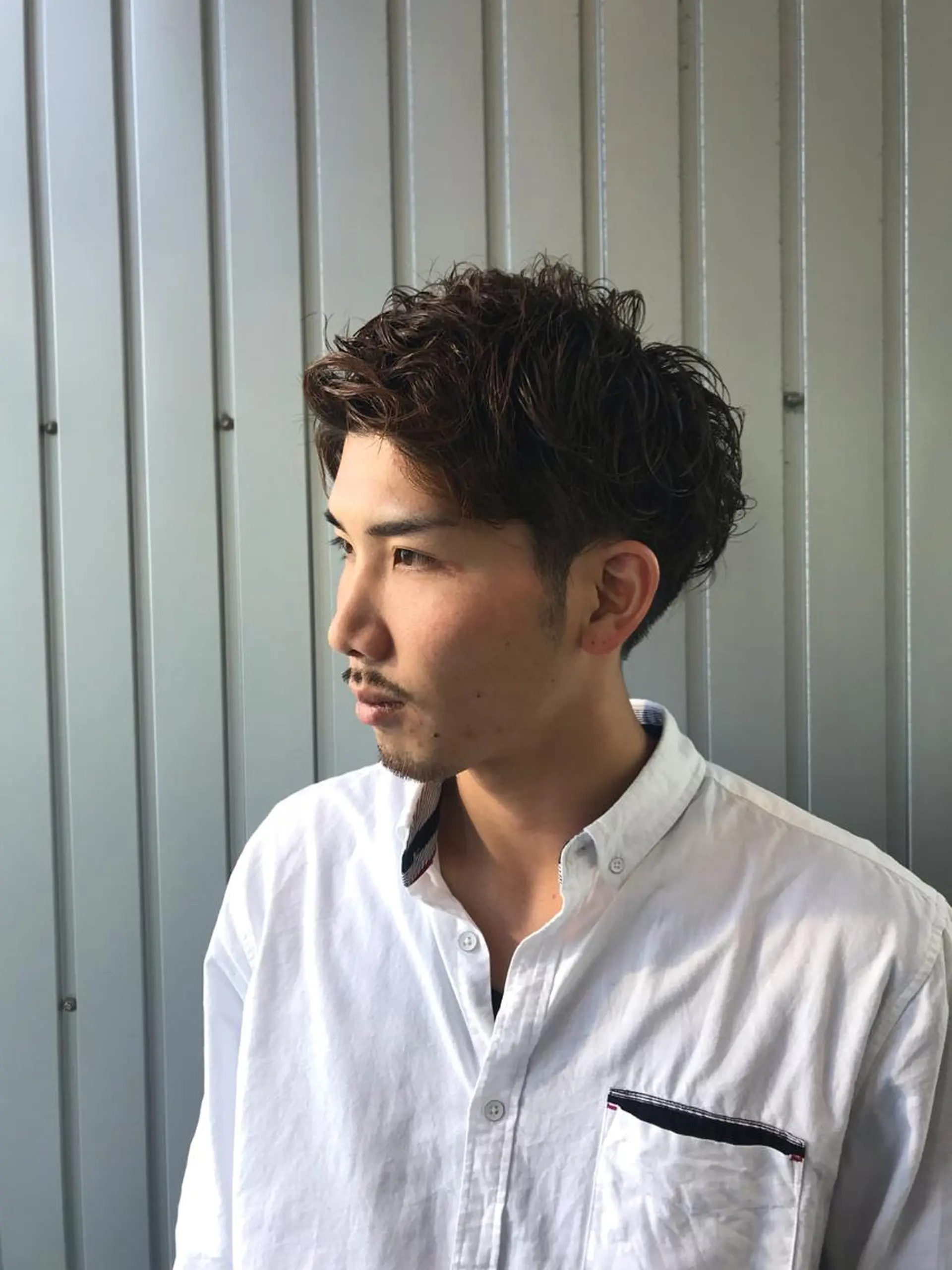 パーマ メンズ 髙橋 かすみのヘアスタイル