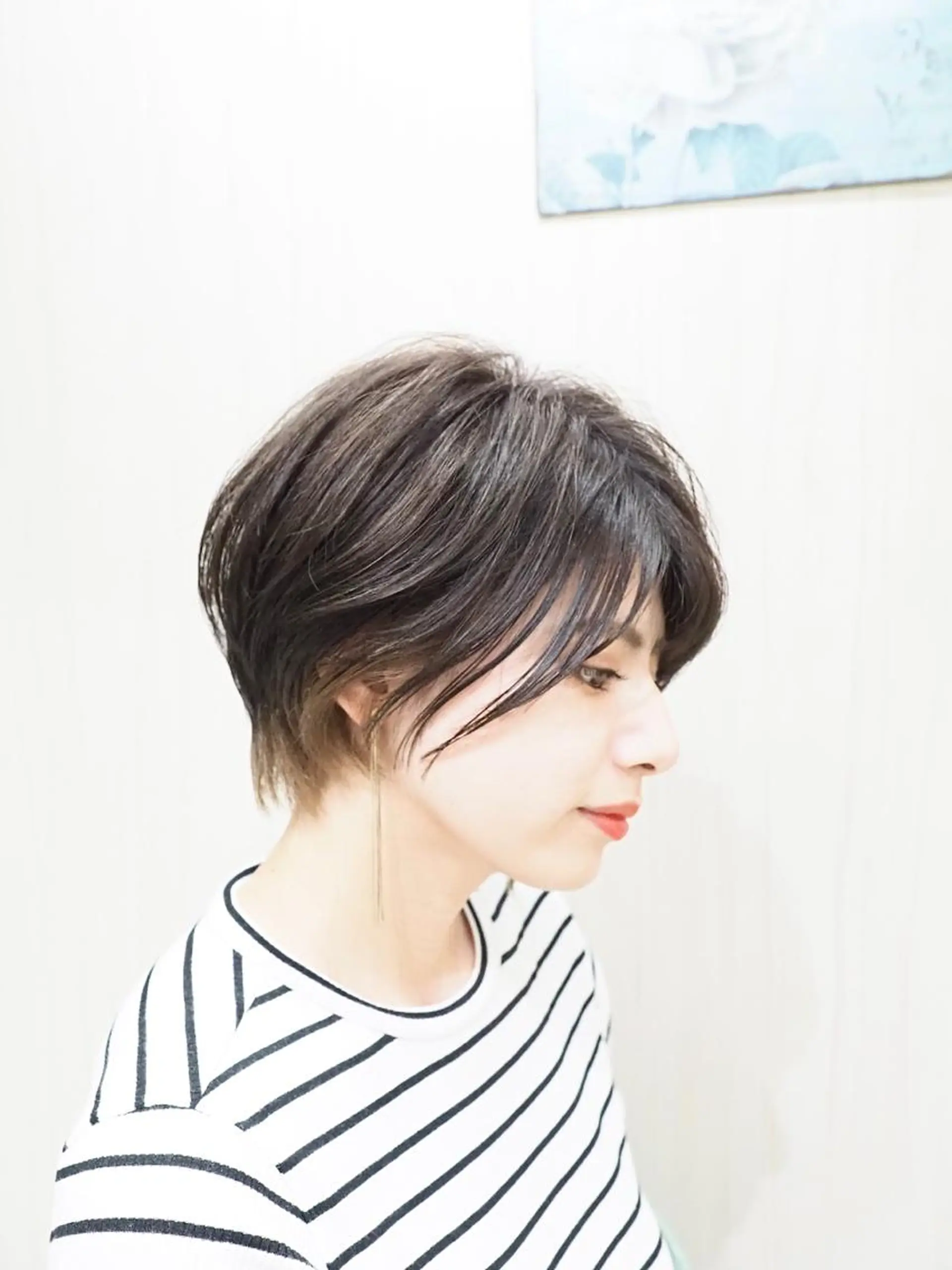 ショート カラー ハンサムショート インナーカラー ショートヘア 小保方 一輝のヘアスタイル