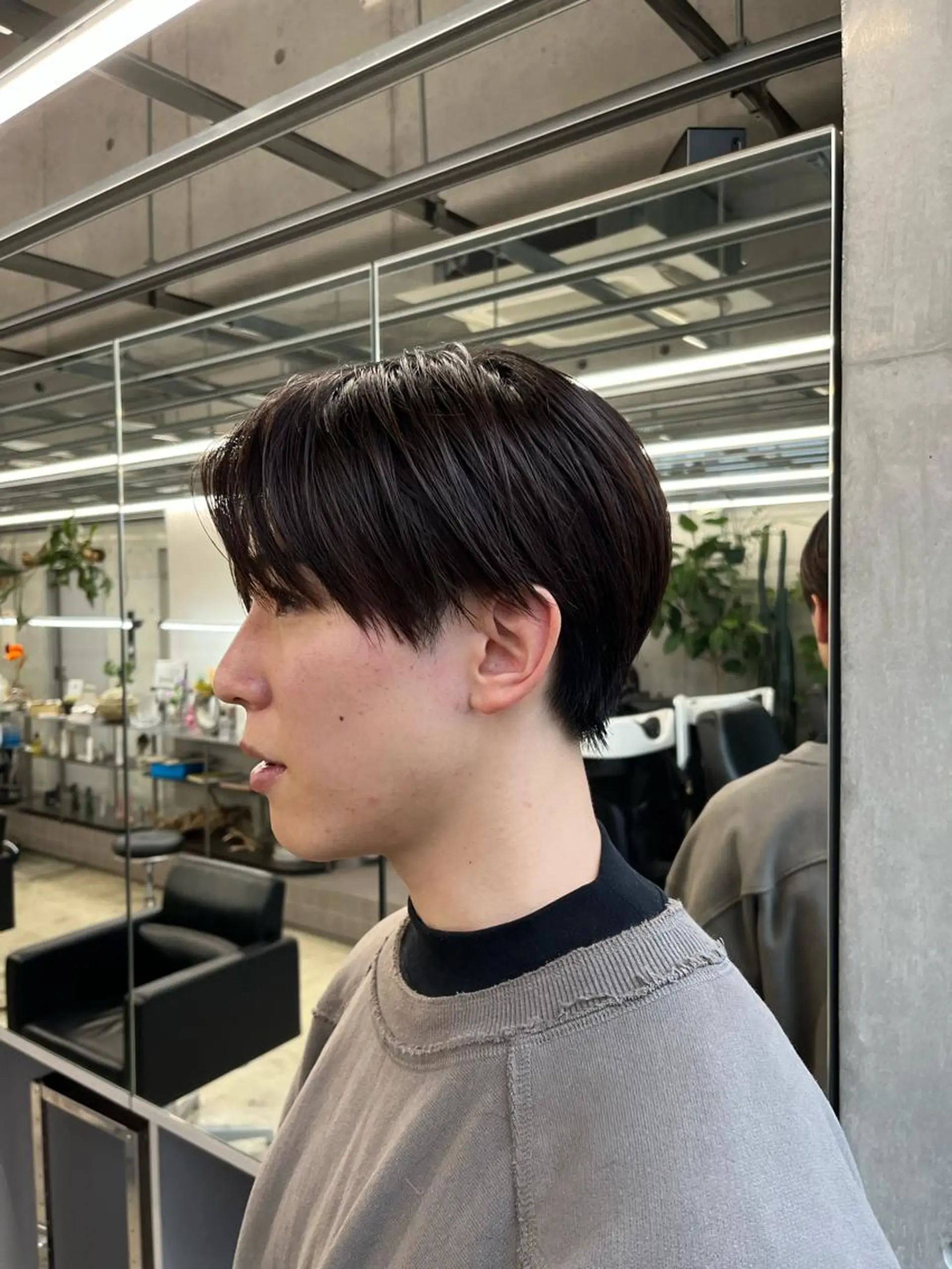 メンズ カット ダブルカラー/ ケアブリーチ/クニトのヘアスタイル