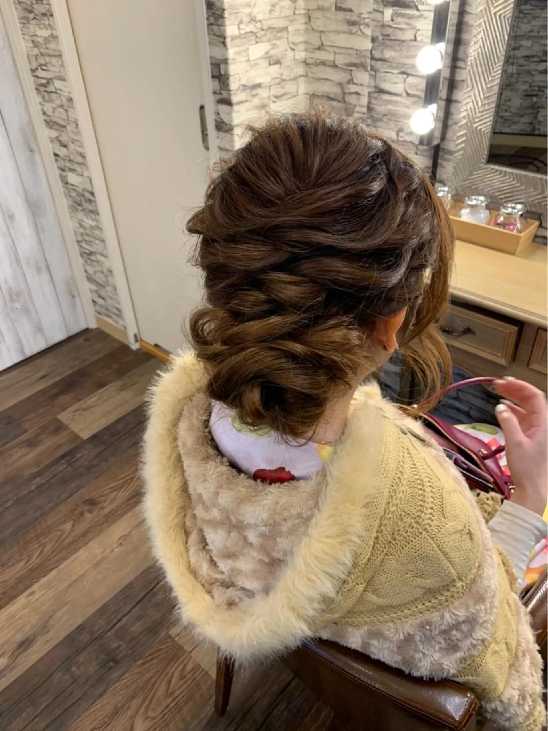 ロング カラー ヘアアレンジ hair make  Lucciのヘアスタイル