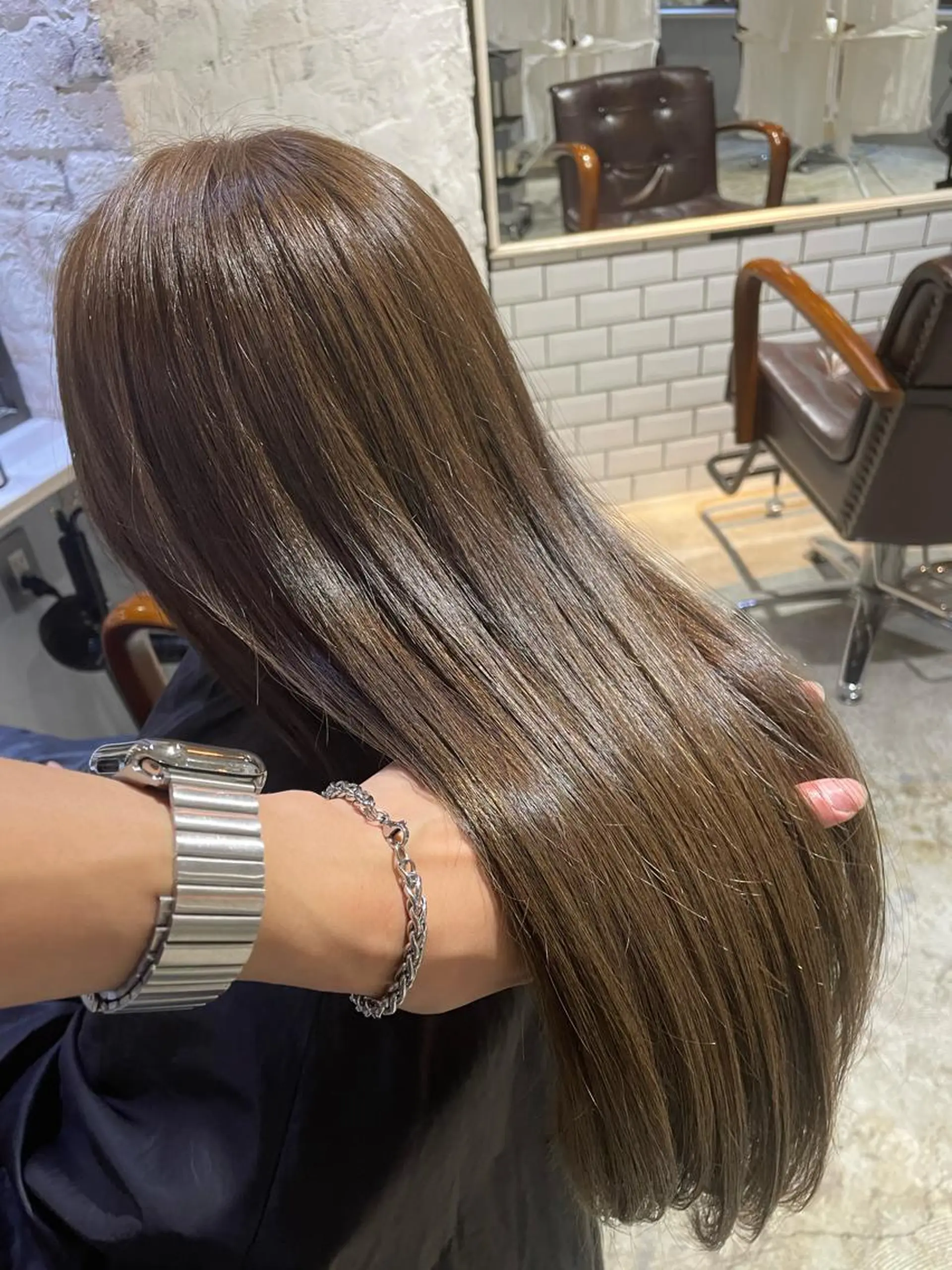 ロング マンツーマン 髪質改善　工藤のヘアスタイル