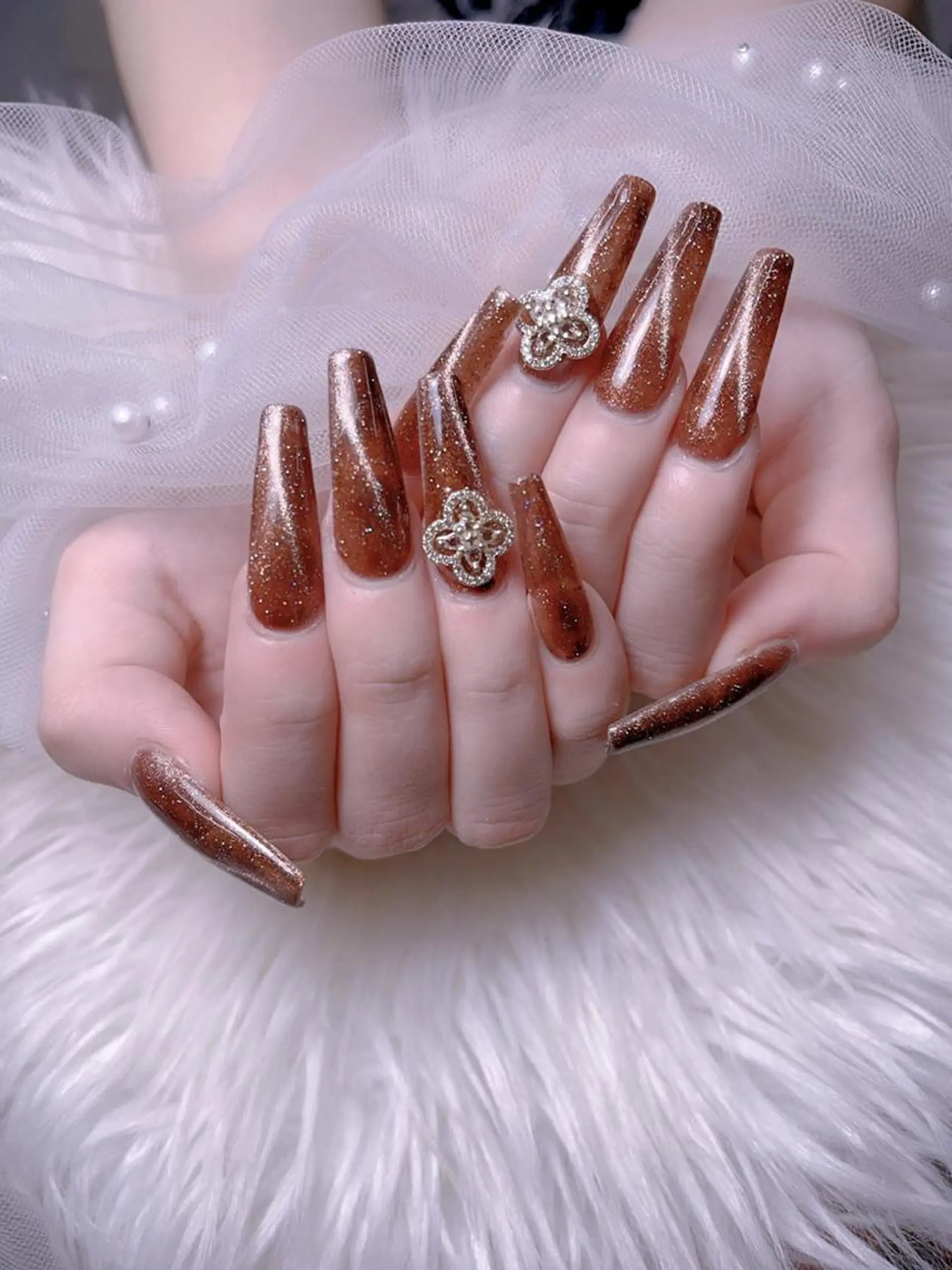 ネイル フラッシュネイル マグネットネイル For U nail スカルプ専門店のネイルデザイン