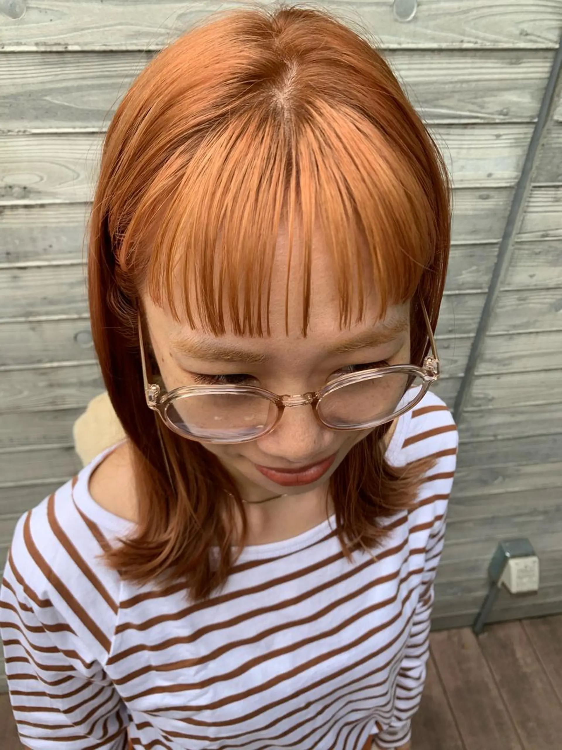 ミディアム カラー ヘアアレンジ ヘアカラー rico_by ヘアとアイブロウの眉毛・アイブロウイメージ