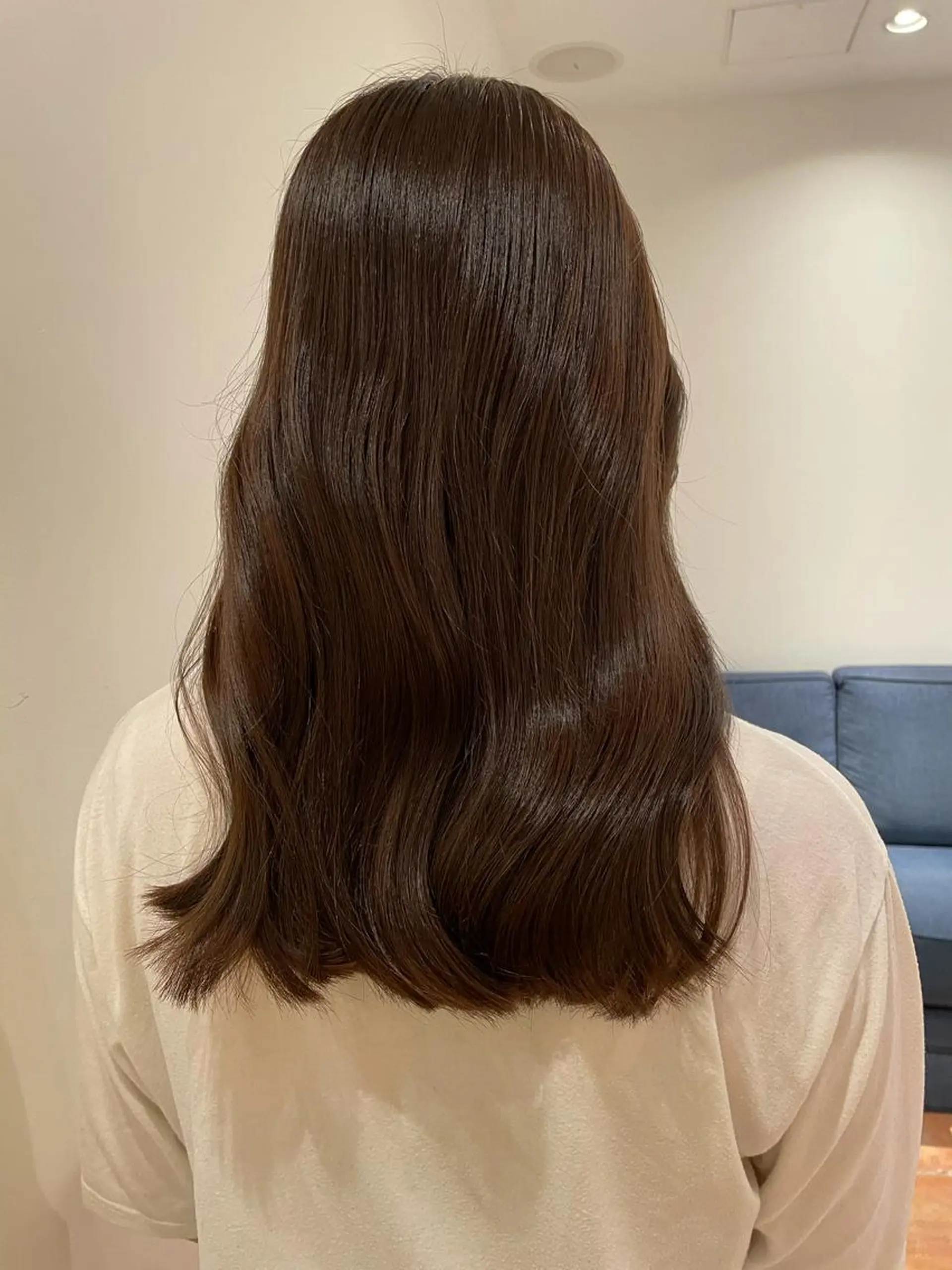 ロング アッシュ レイヤーカット🎀 kanaのヘアスタイル