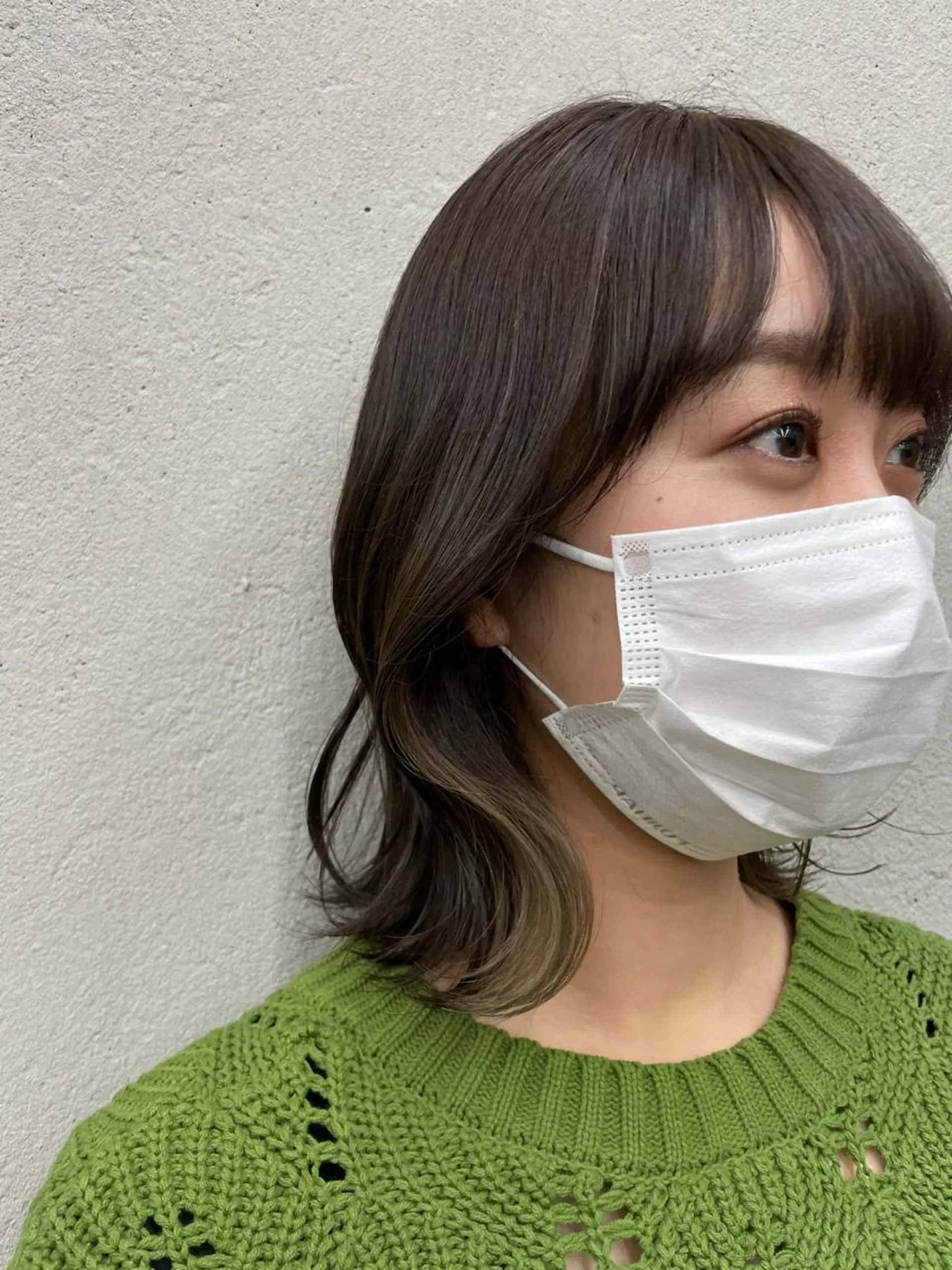 カラー カット トリートメント 🫧透明感🫧 上岡夕理香のヘアスタイル
