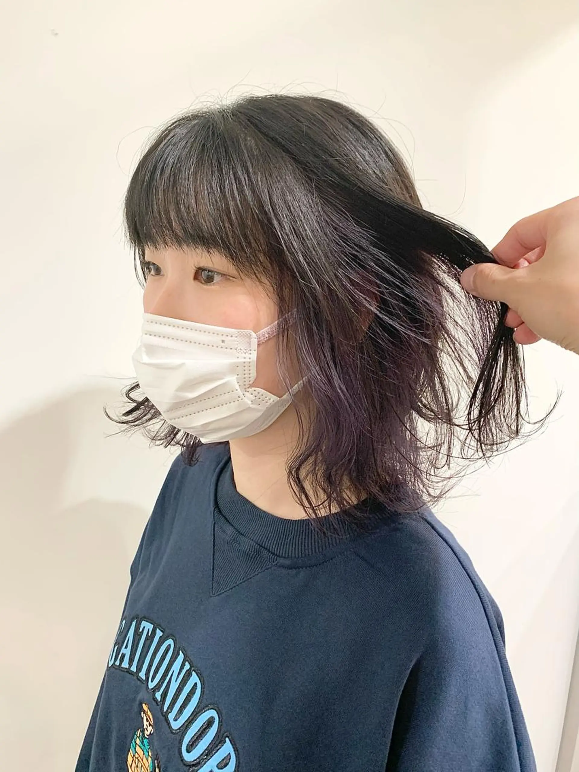 ミディアム カラー 竹内 康浩のヘアスタイル