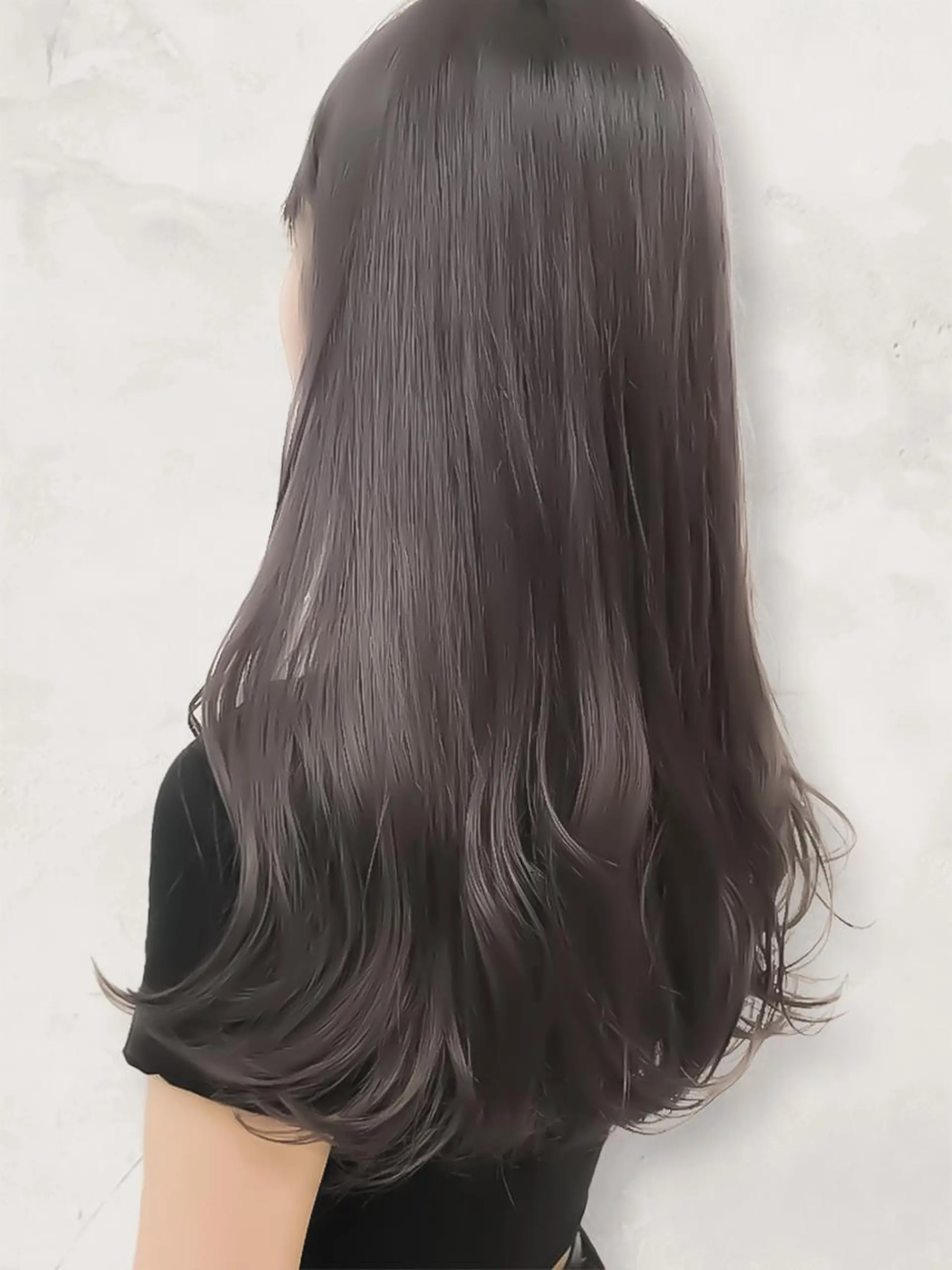 ロング カラー 髪質改善 カット ヘアカラー トリートメント グレージュ×レイヤー 藤生 和宏のヘアスタイル