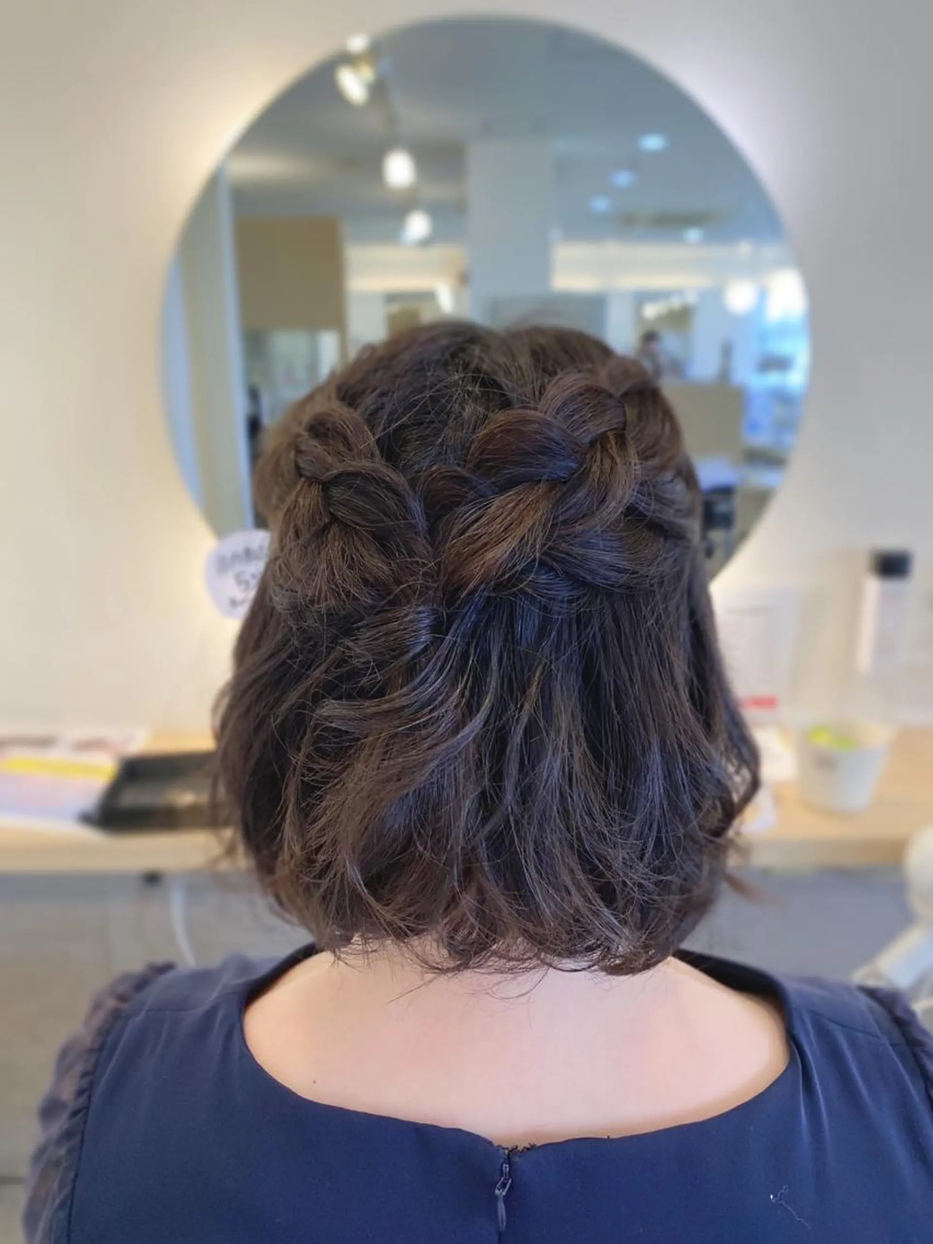 ミディアム パーマ ヘアアレンジ 伊庭 勇輝のヘアスタイル