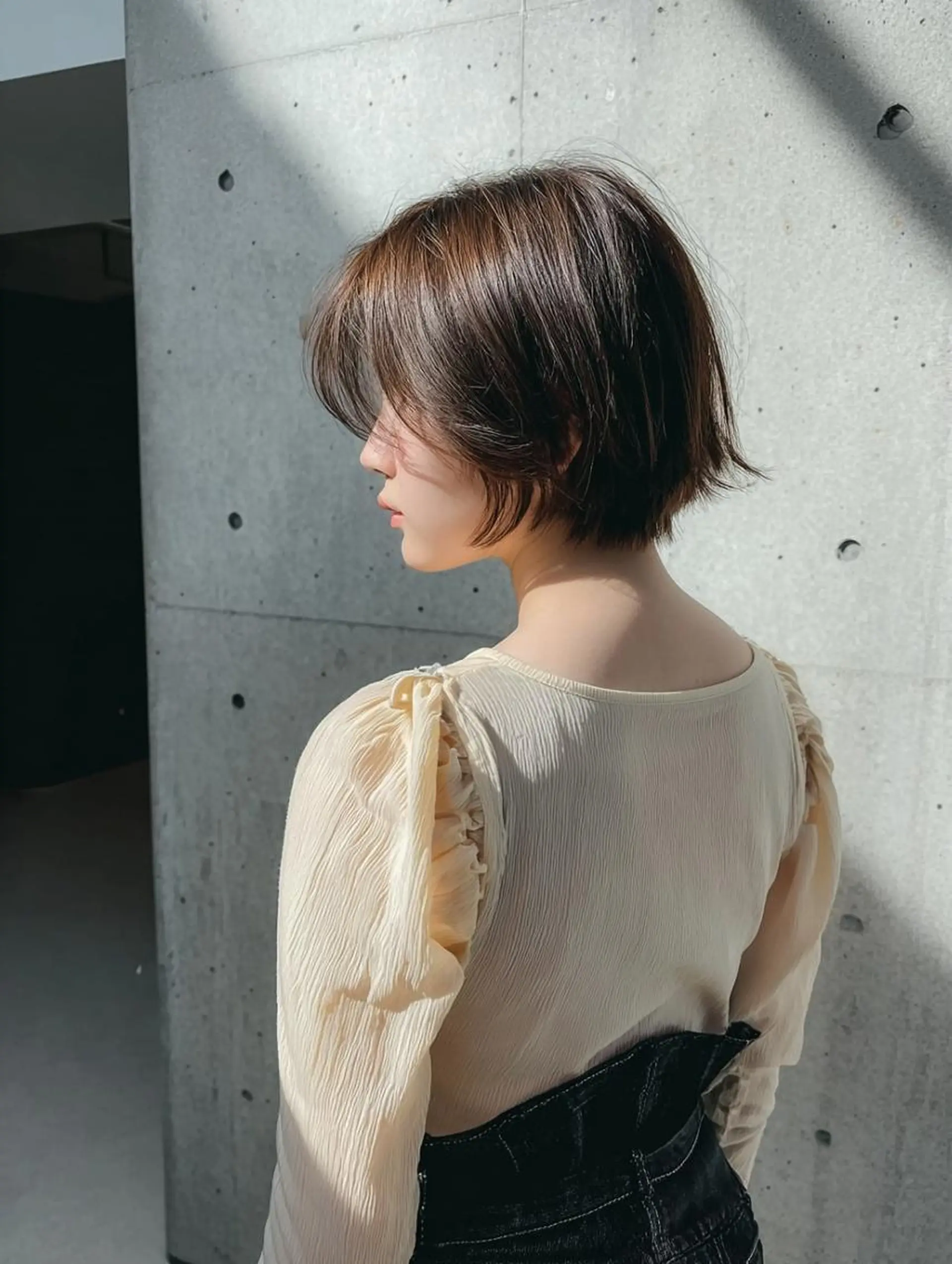 ショート くびれヘア レイヤーカット ショートヘア カット ショート＆ボブ🦋 shell立川🫧のヘアスタイル