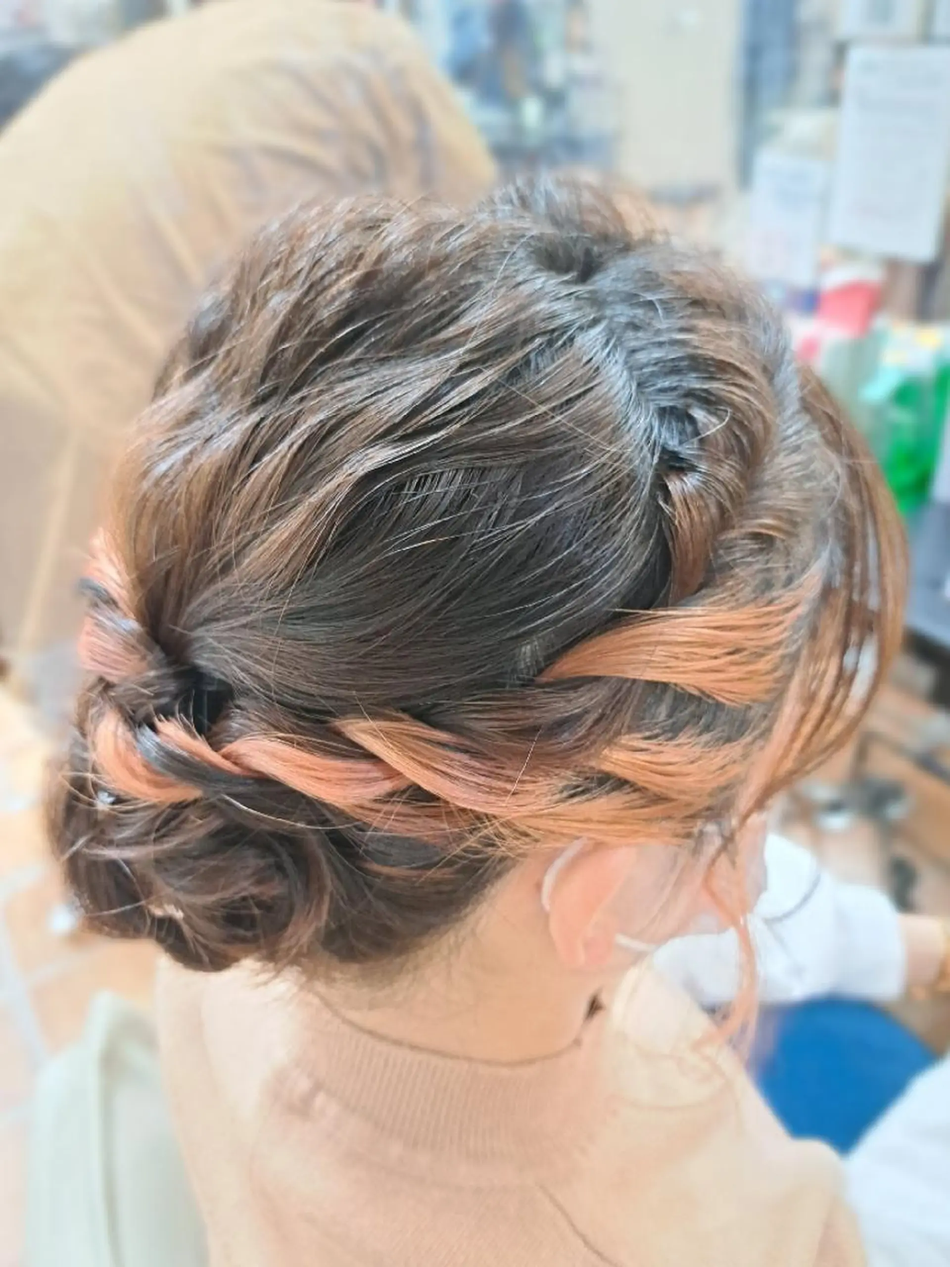 ヘアアレンジ ミディアム 💜𝑳𝑼𝑵𝑨 🌻母良田愛美🌻のヘアスタイル