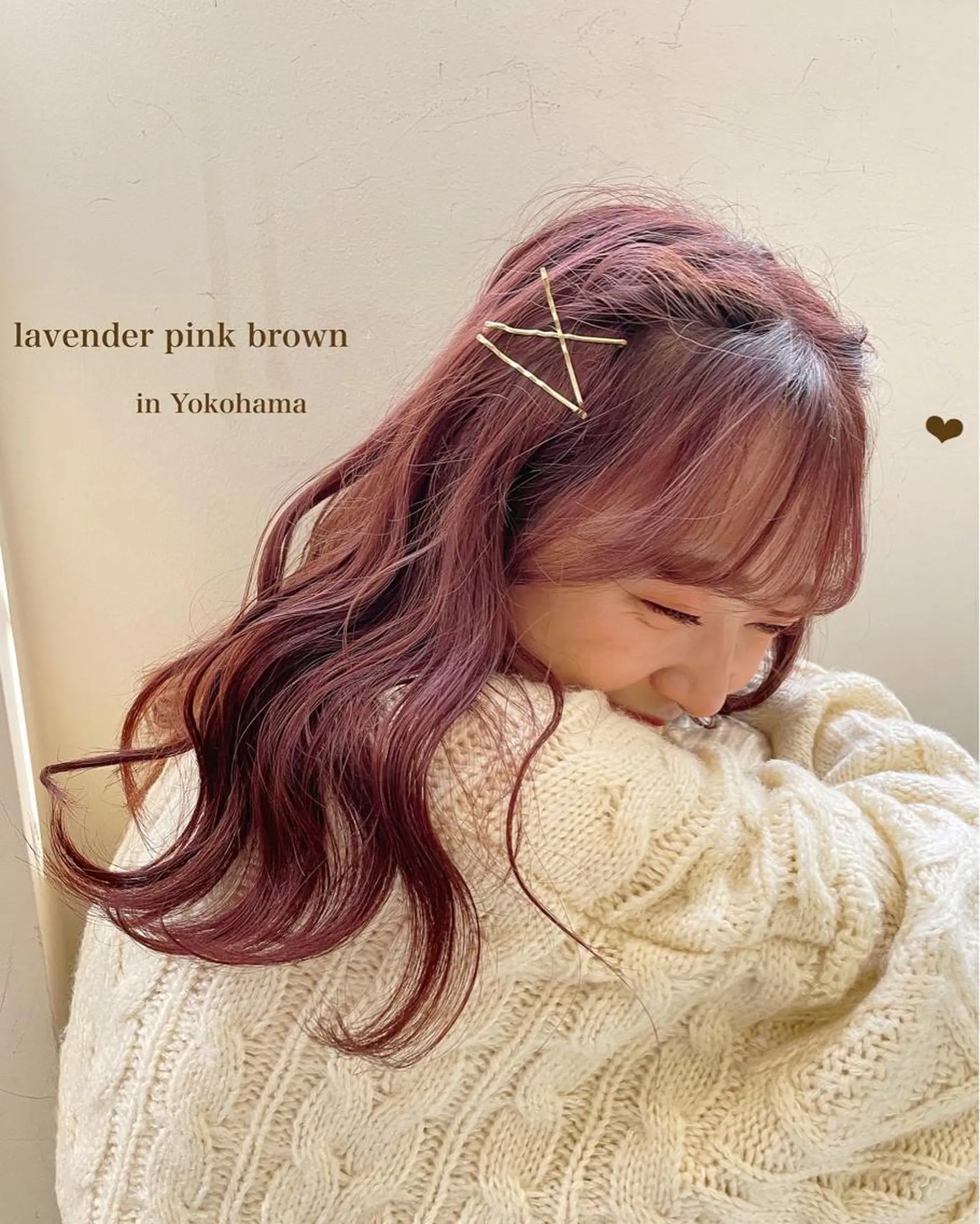 セミロング カラー ブリーチ ダブルカラー オレンジ ピンクカラー エクステ/ハイトーン 🐏☁️miminaのヘアスタイル