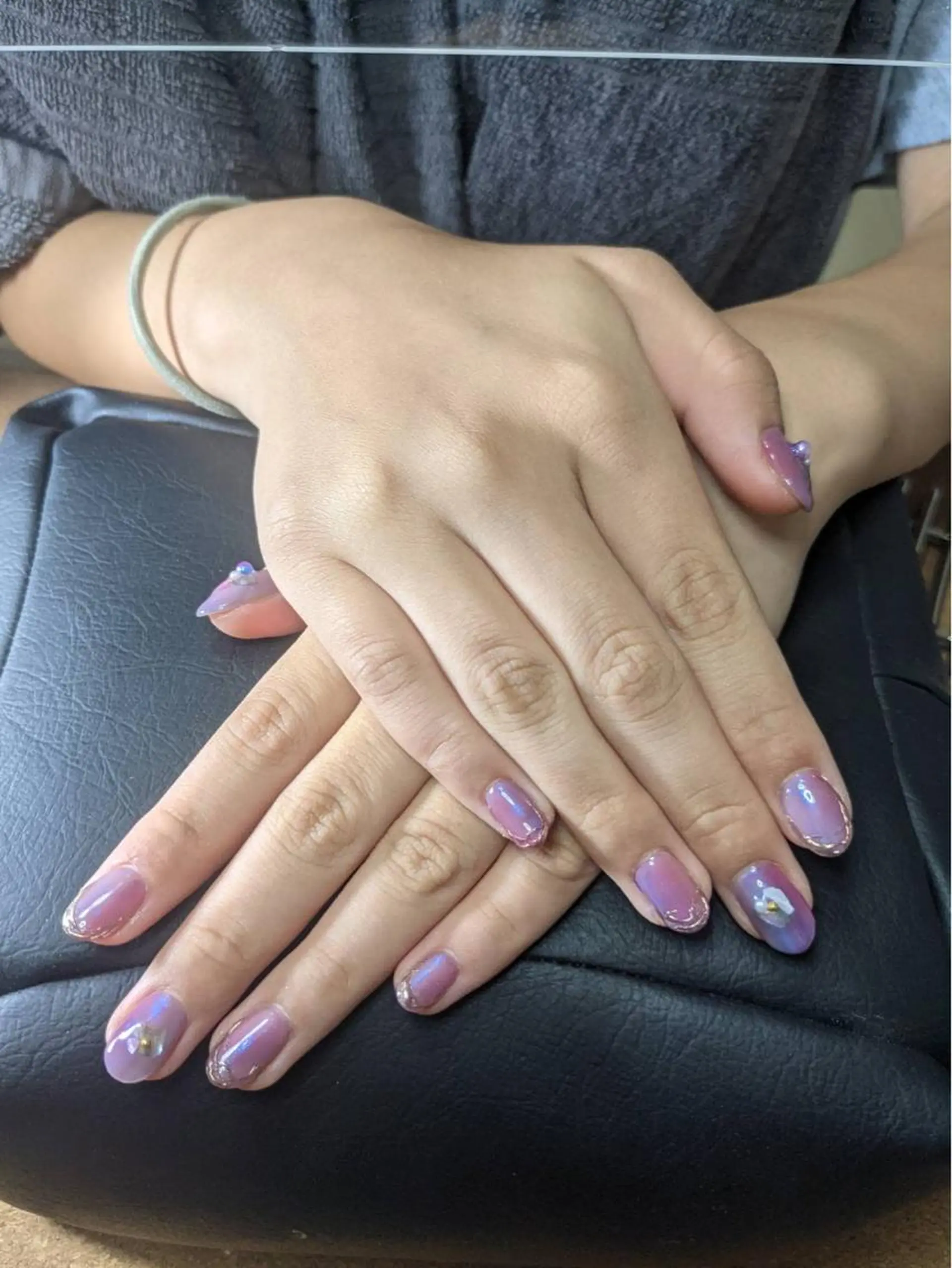 ショート aki_orenge nailのネイルデザイン