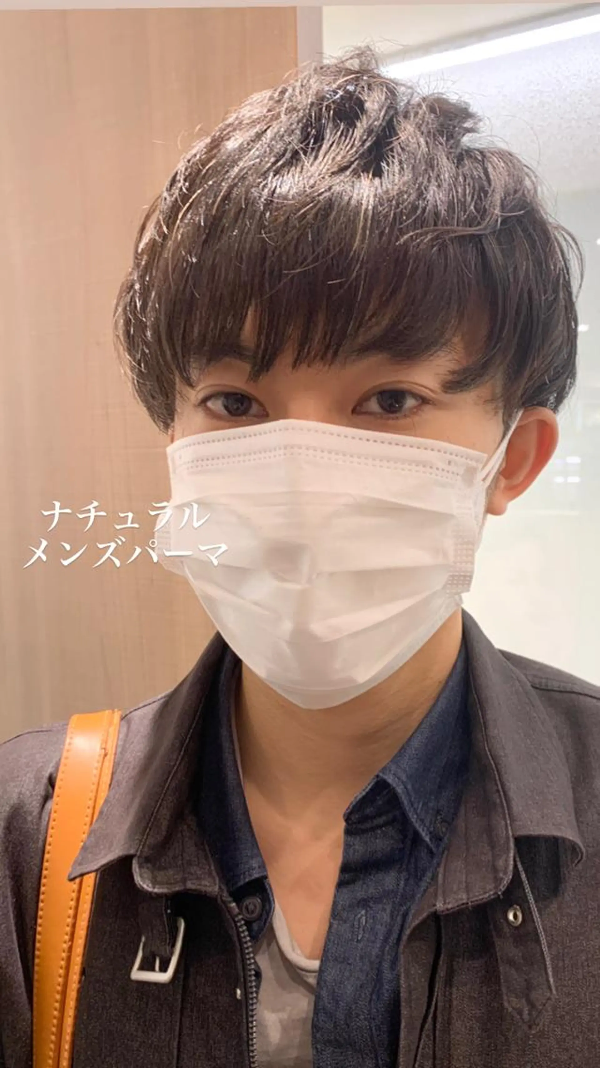 ショート パーマ メンズ カット パーマ ヘッドスパ 似合わせカラー/艶 髪質改善/ヨシザキのヘアスタイル