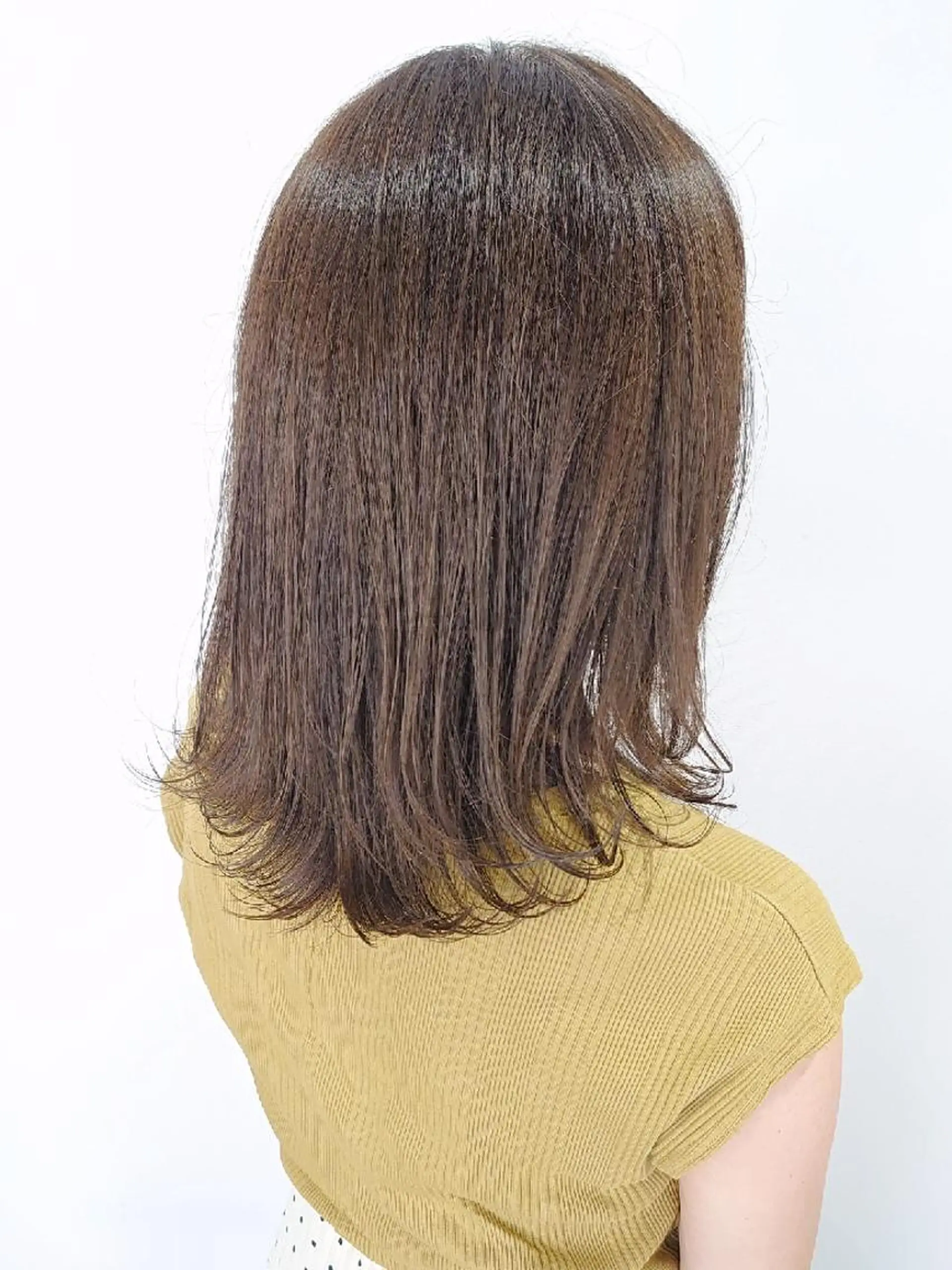 ミディアム カラー イルミナカラー カット ヘアカラー ✨ブリーチなし透明感 カラー✨ゆりかのヘアスタイル