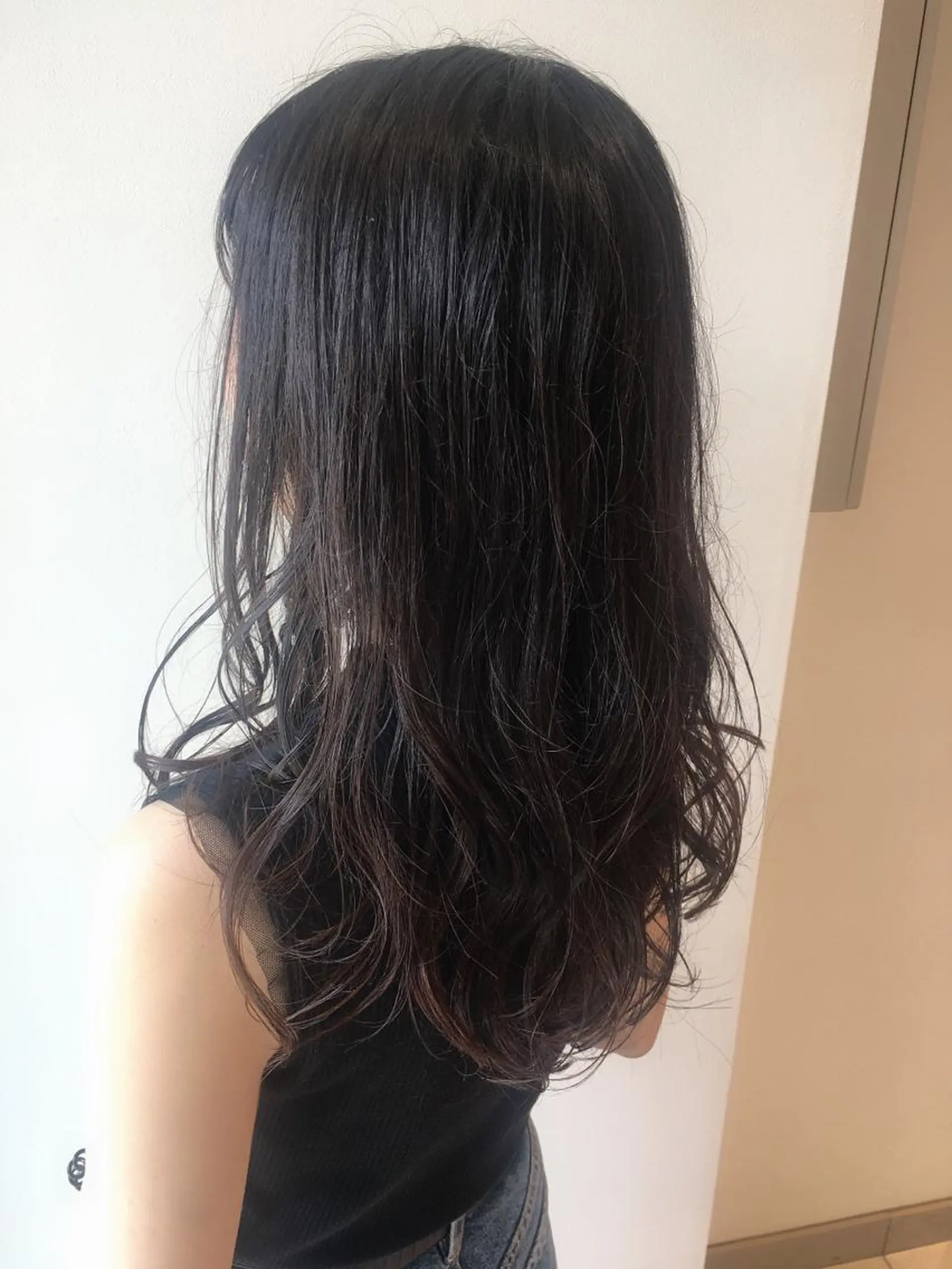 セミロング パーマ 縮毛矯正 PRIMA 西宮北口店のヘアスタイル