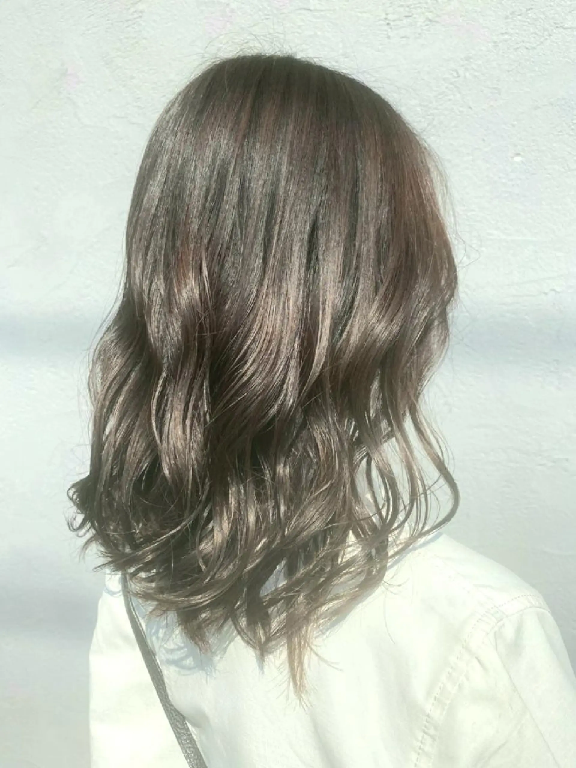 ミディアム カラー アッシュ アッシュグレー アッシュグレージュ 透明感カラー グレージュ 北九州美容室 🕊️わかな✂︎のヘアスタイル