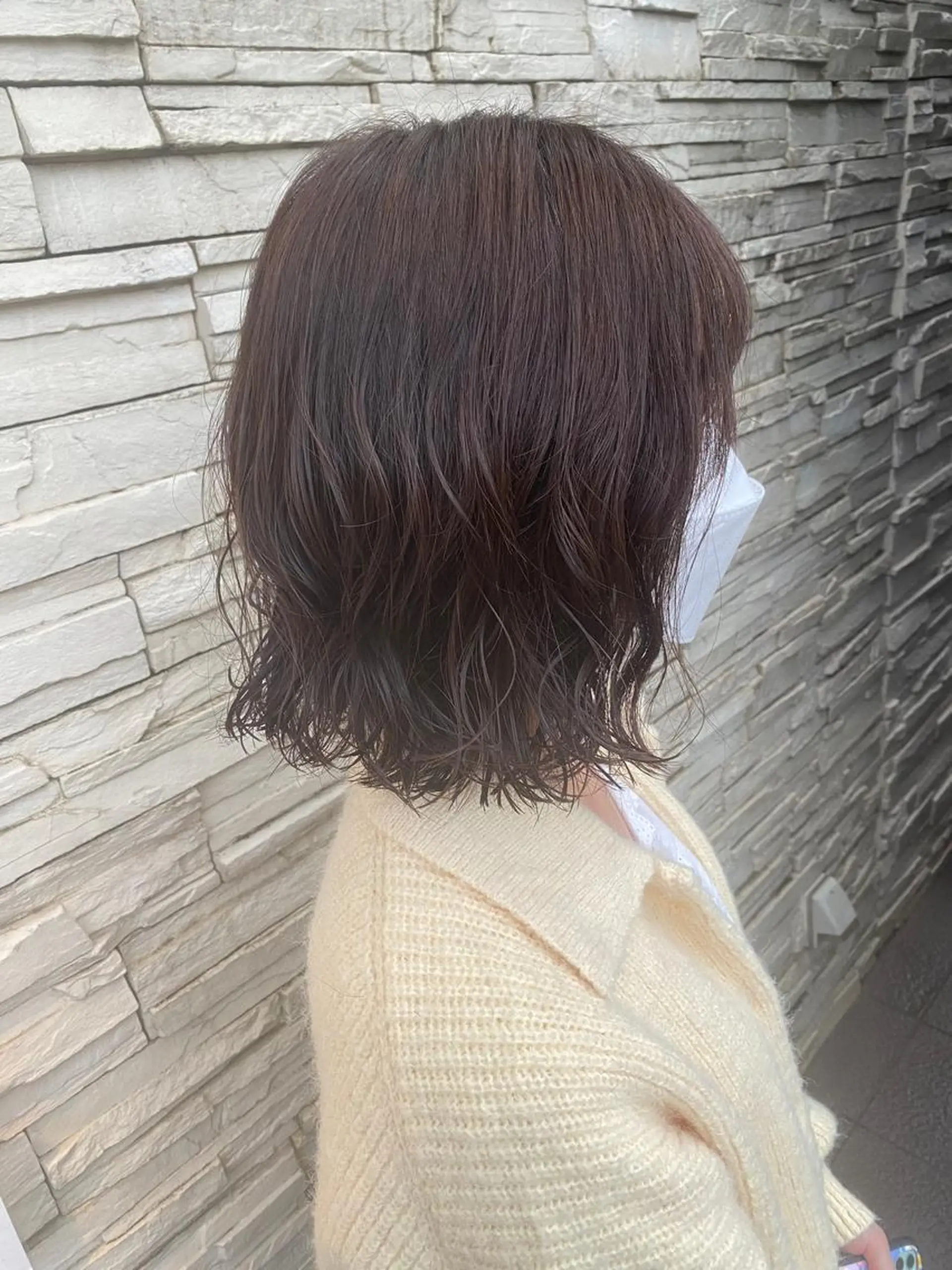 ショート パーマ ボブ 塩谷黎✨ブリーチ無W カラーメンズパーマ✨のヘアスタイル