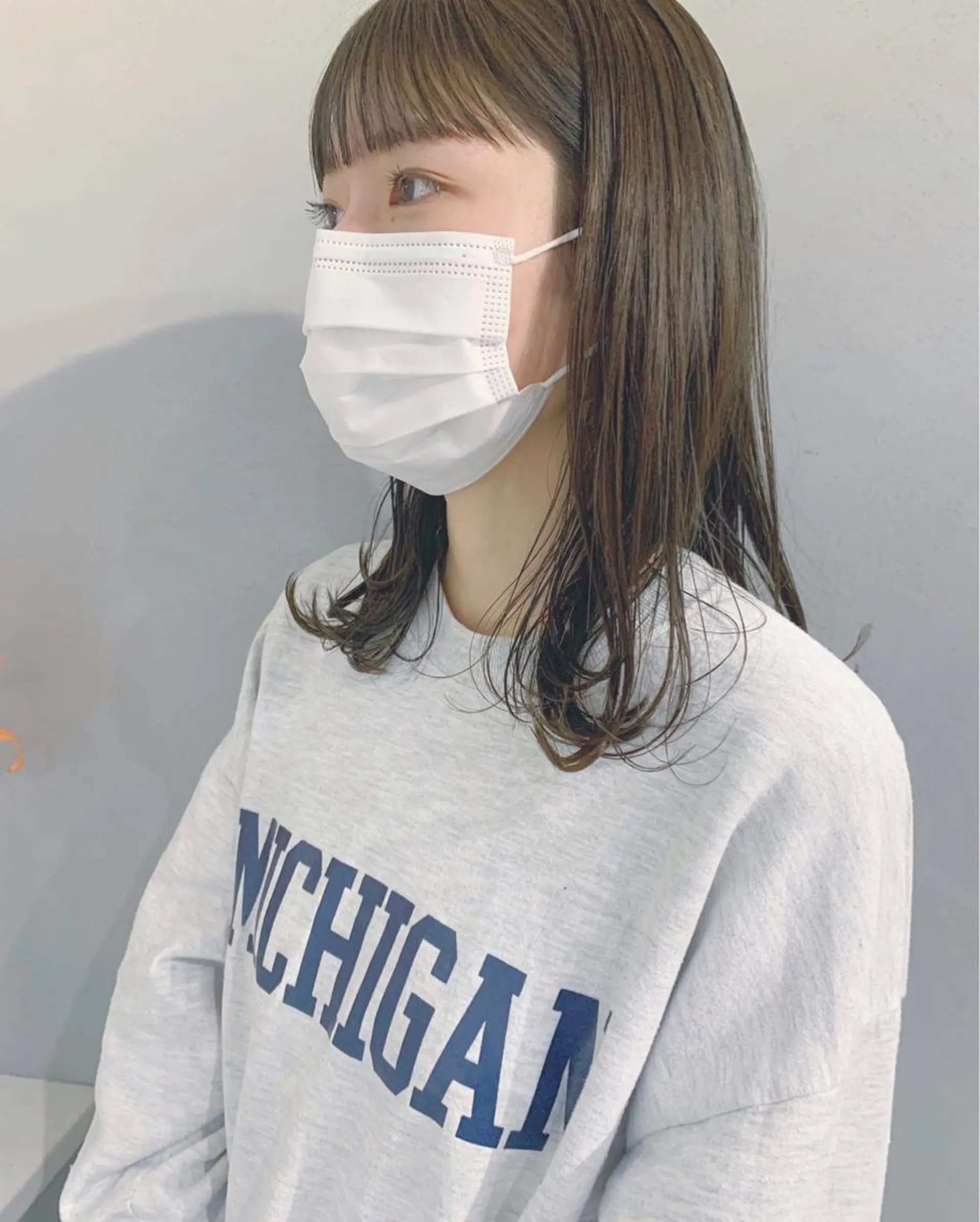 ミディアム カラー ボブパーマコテ巻き風 パーマNo1深江秀平のヘアスタイル