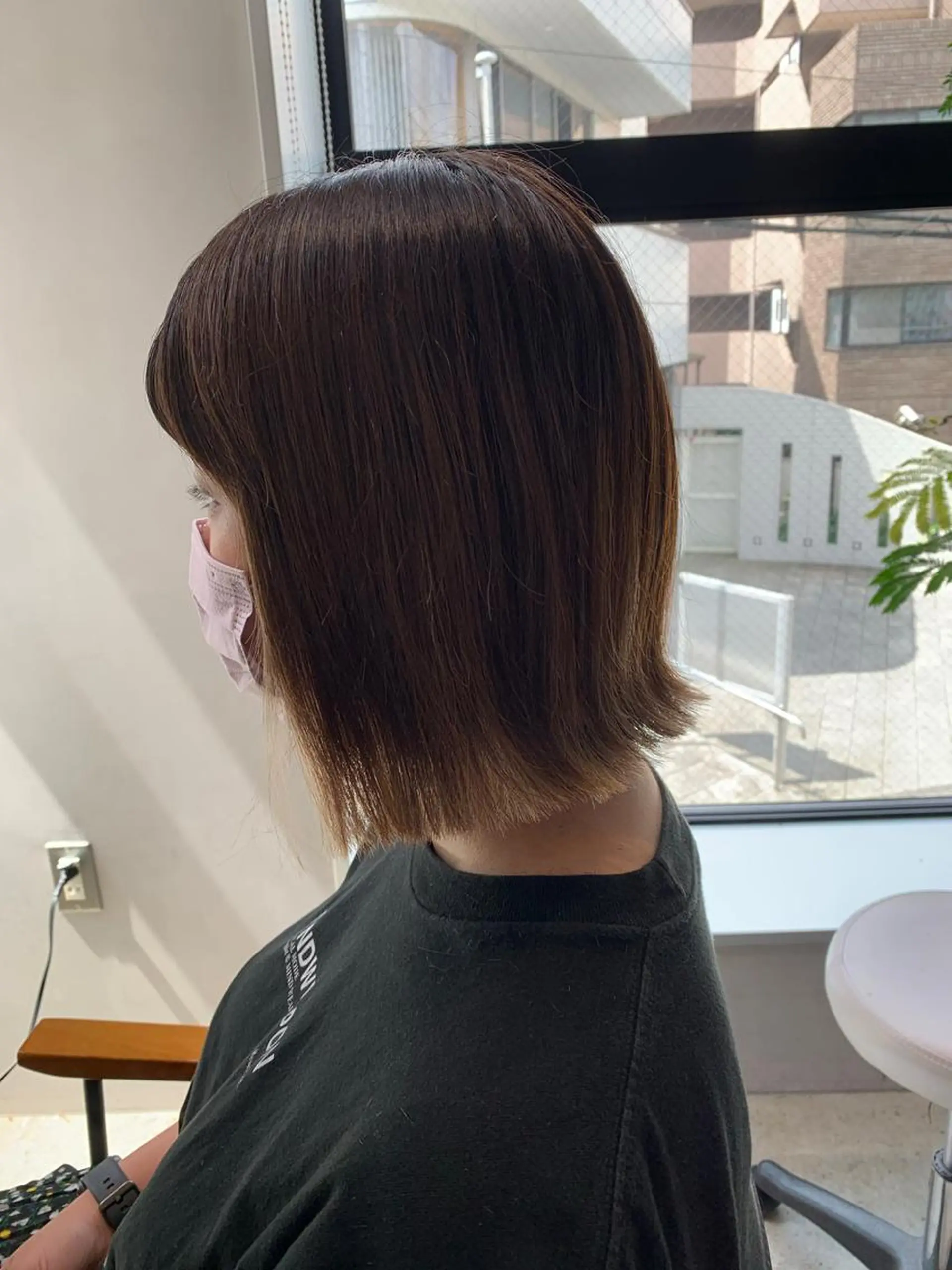 ショート ボブ ヒロミ/アレンジ/ アンニュイ/透け感のヘアスタイル