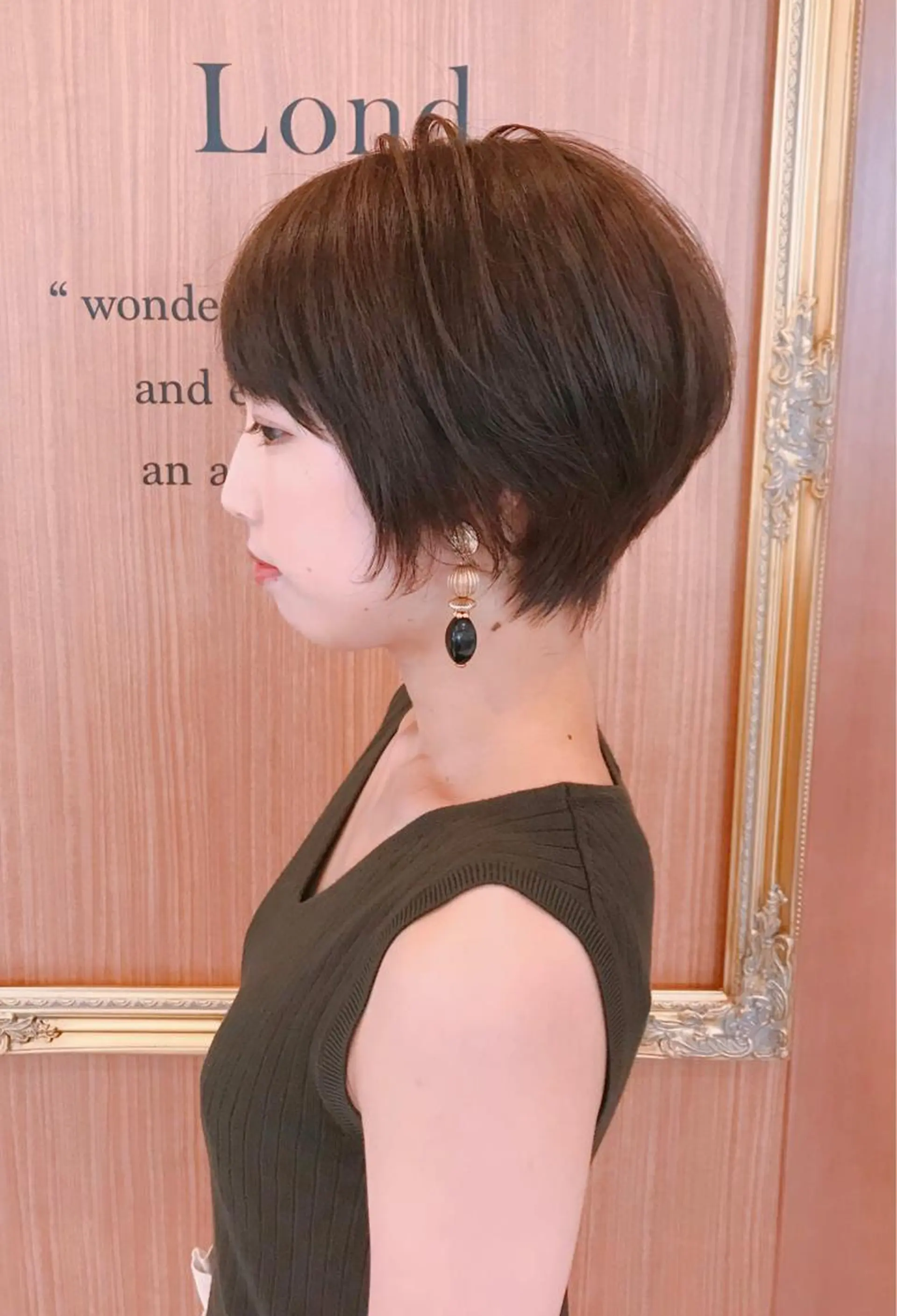 ショート ハンサムショート ショートヘア Lond enikaのヘアスタイル