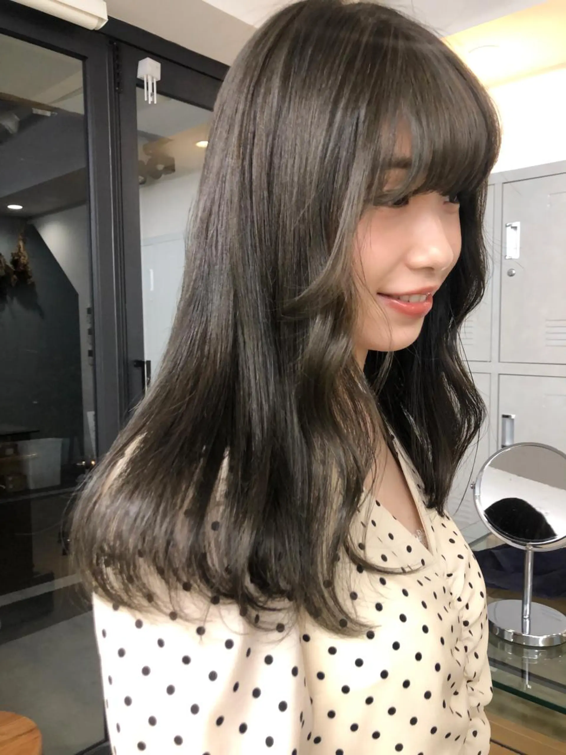 ロング カラー ヘアアレンジ Flamme Annaのヘアスタイル