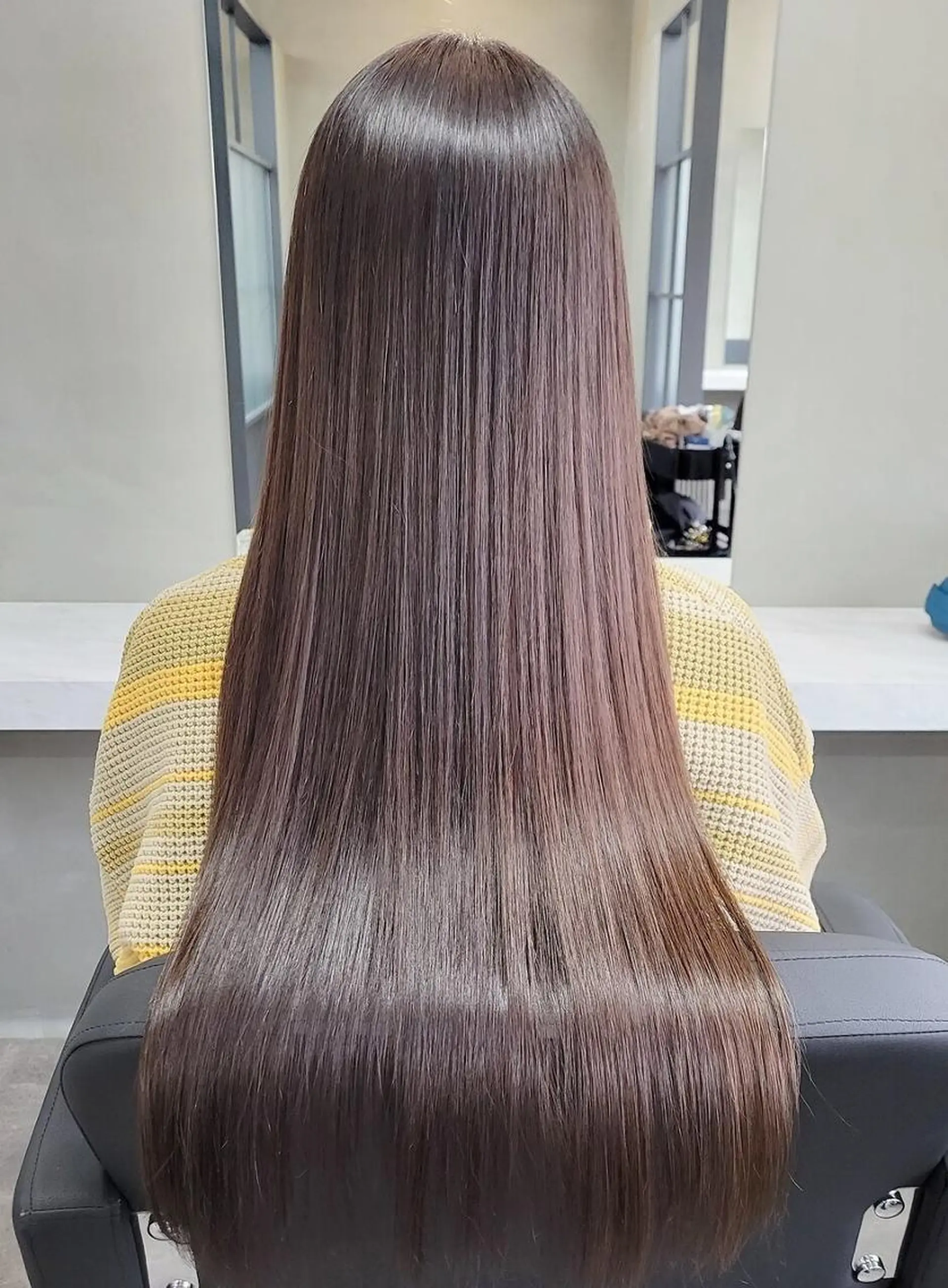 ロング 髪質改善/縮毛矯正/ 田中勇次のヘアスタイル