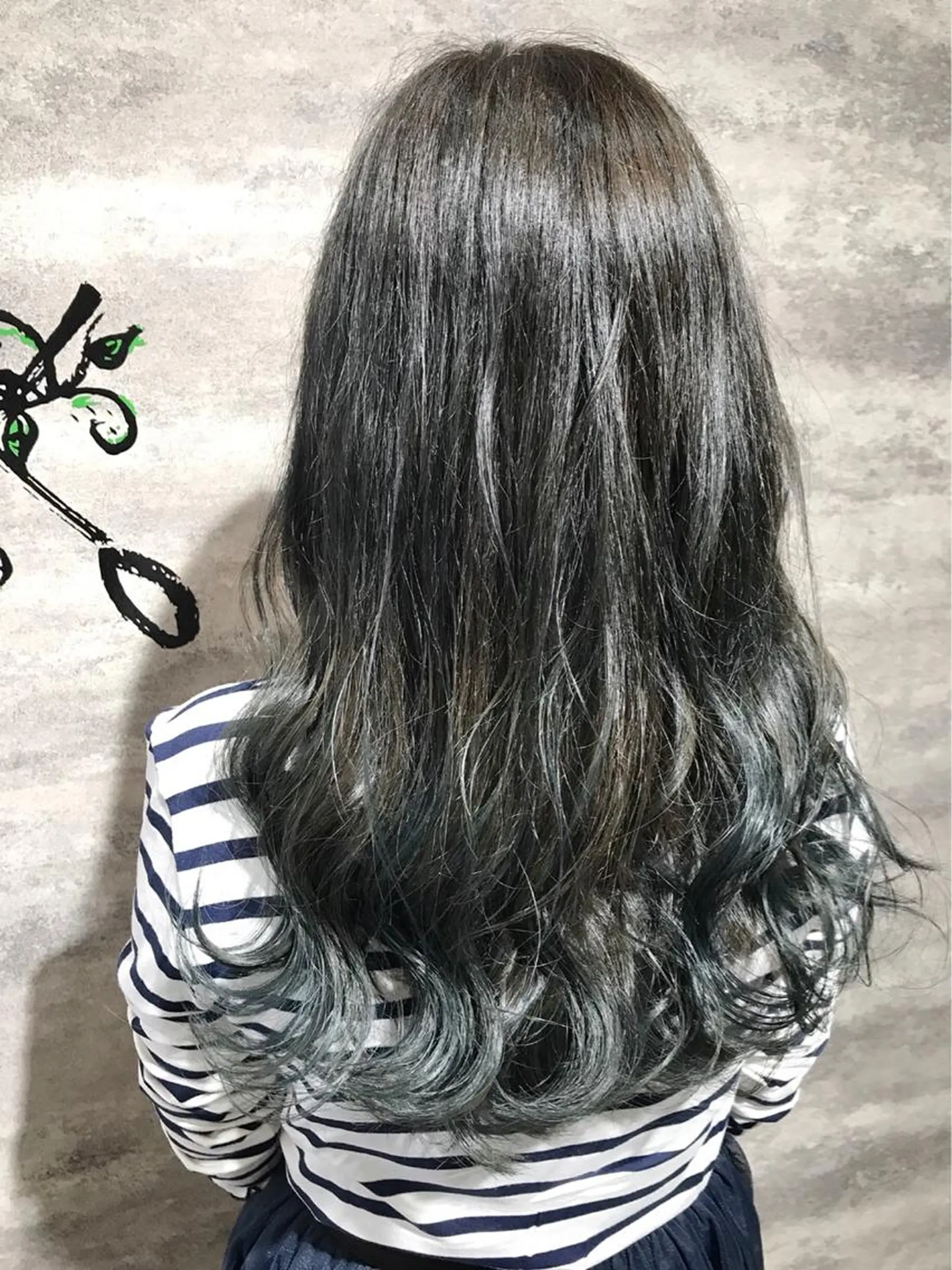 ミディアム カラー ブルーカラー ブルージュ シルバー 🫟Blanco🫟 Color&Careのヘアスタイル