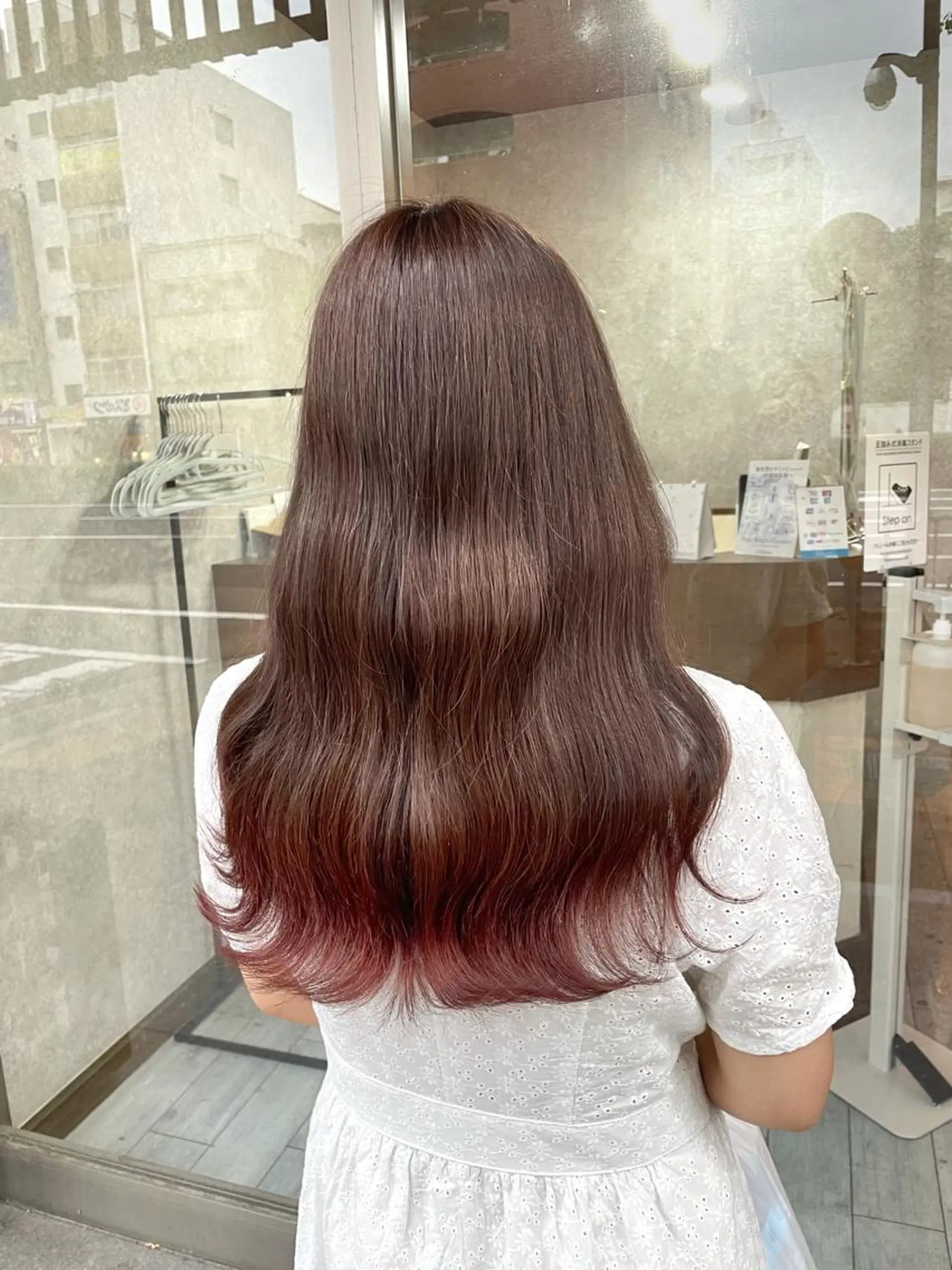 ロング カラー ブラウンカラー ピンクカラー レッドカラー レッドブラウン 🫧ヒシダアキ taboo.i🫧のヘアスタイル