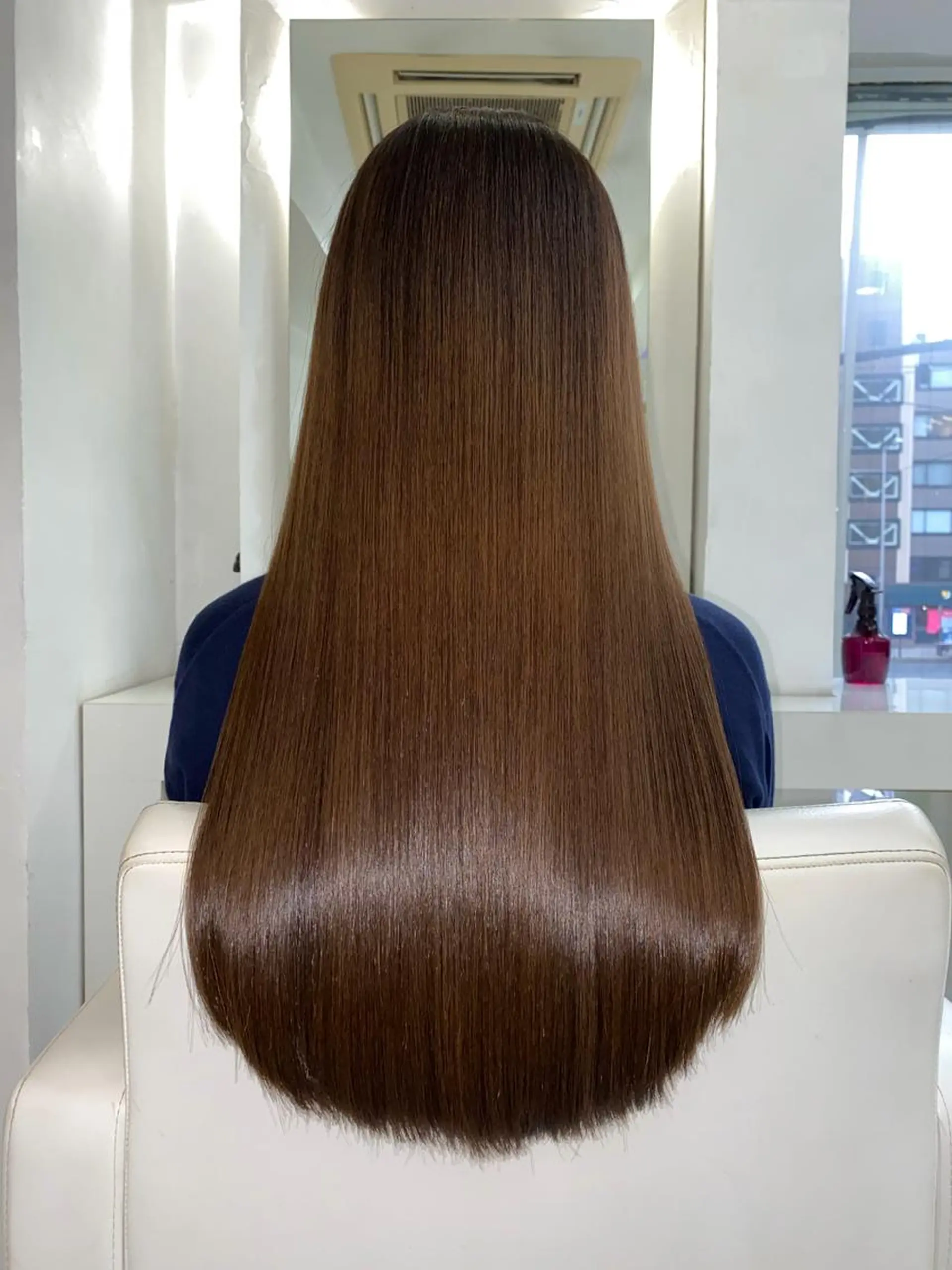 セミロング カラー アクアカラー 髪質改善 トリートメント カット 縮毛矯正 トリートメント ✨美髪専門サロン✨ seasonsのヘアスタイル