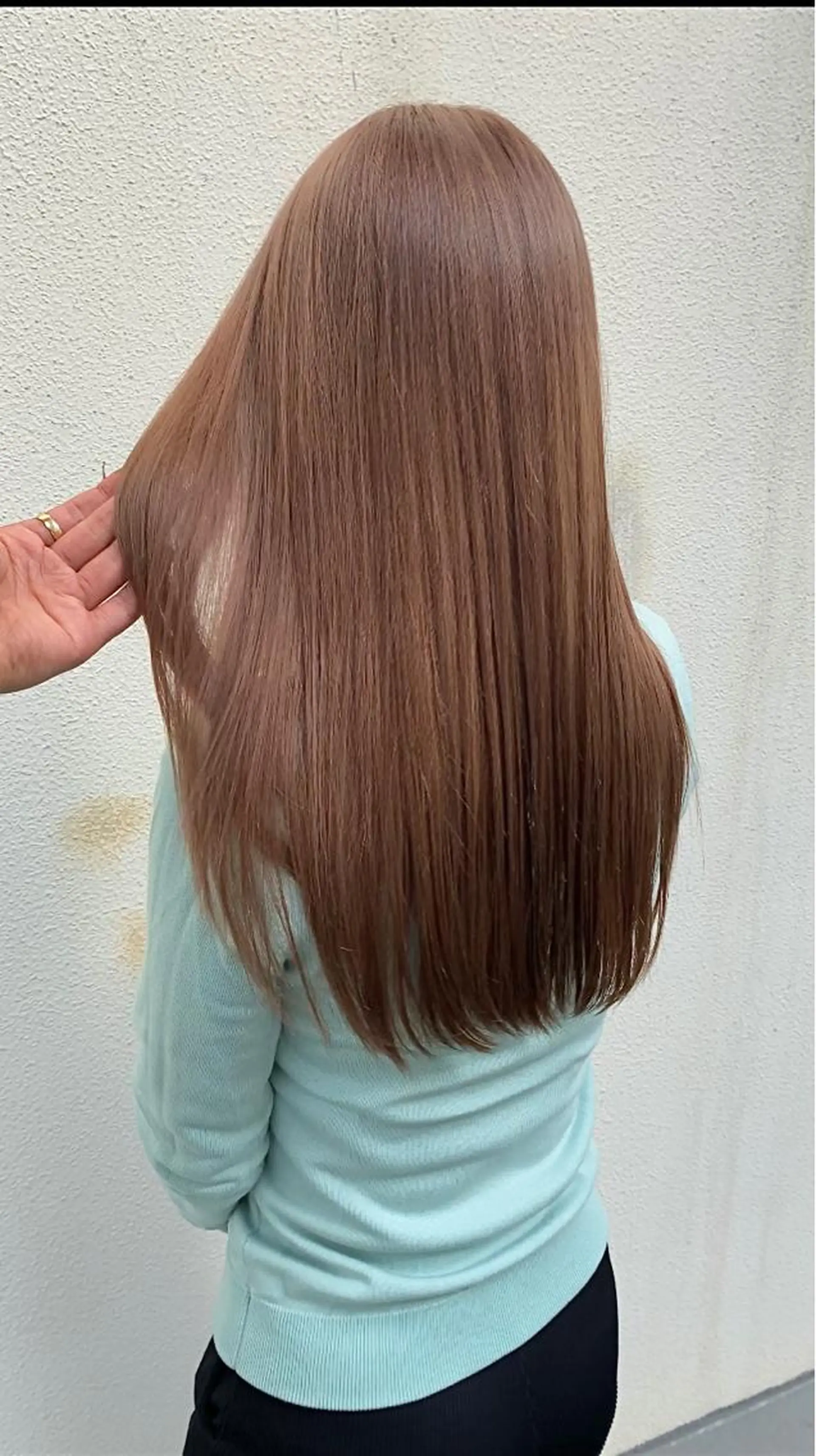 セミロング カラー ベージュカラー ラベンダーカラー ラベンダーベージュ カット ヘアカラー トリートメント 田室 和幸のヘアスタイル