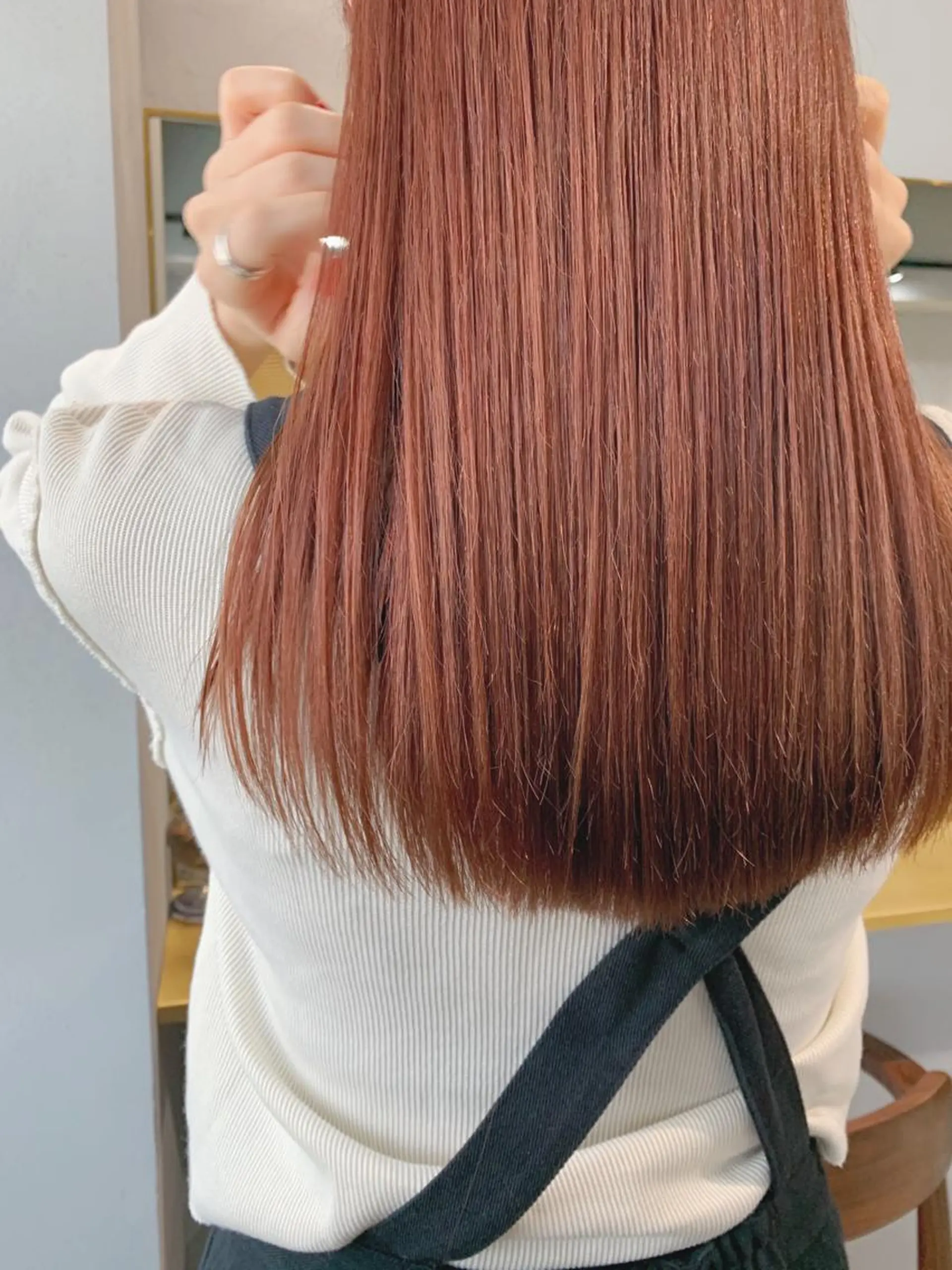ロング カラー ボブパーマコテ巻き風 パーマNo1深江秀平のヘアスタイル