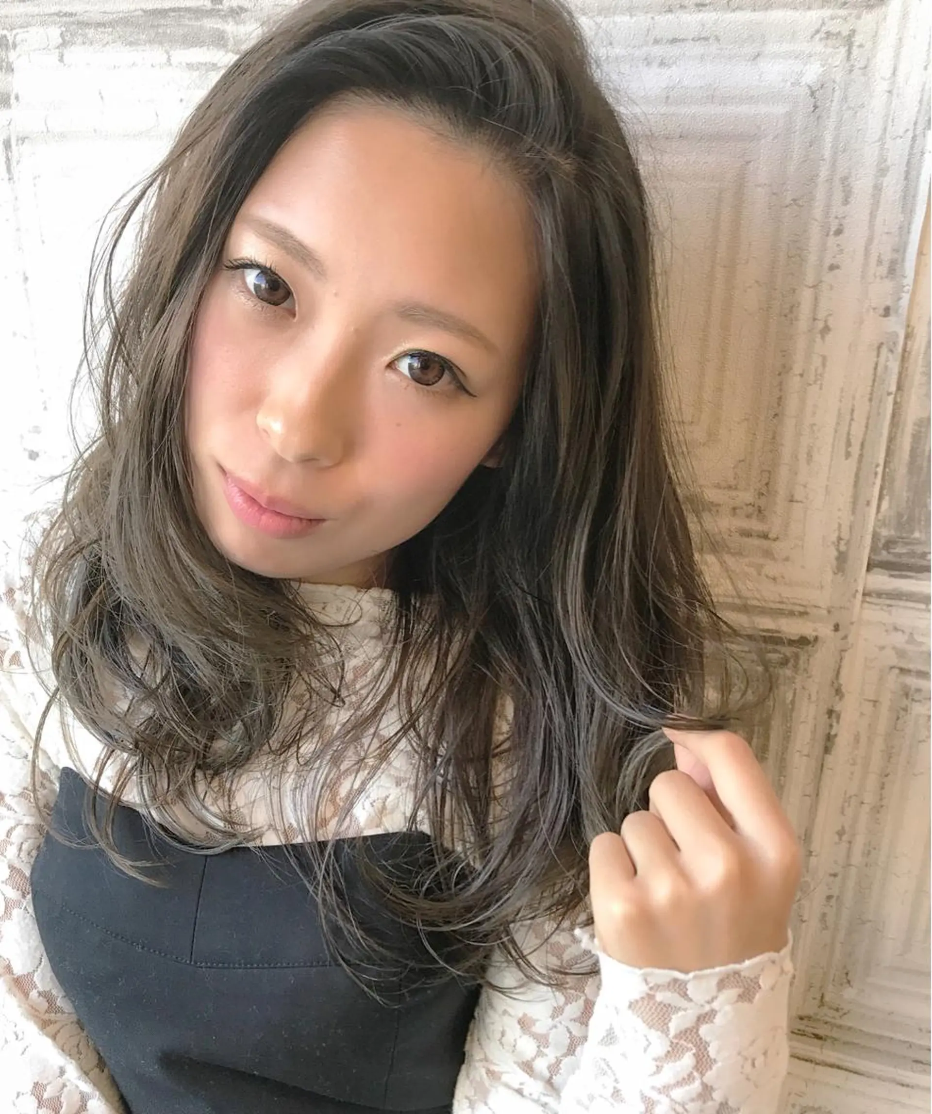 セミロング カラー 日比 貴大/ minim hairのヘアスタイル