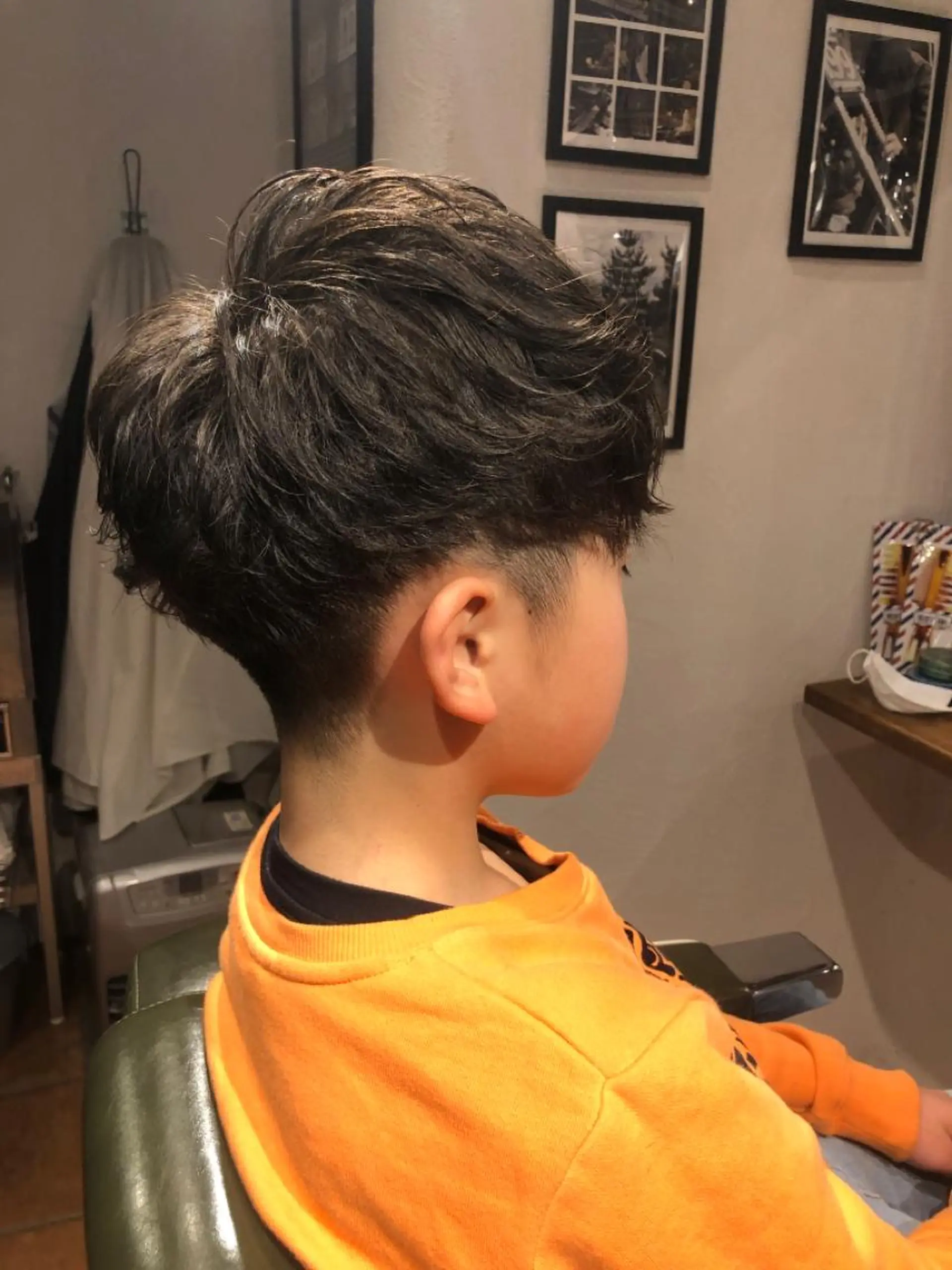 パーマ キッズ カット パーマ 冨士川 英樹のヘアスタイル