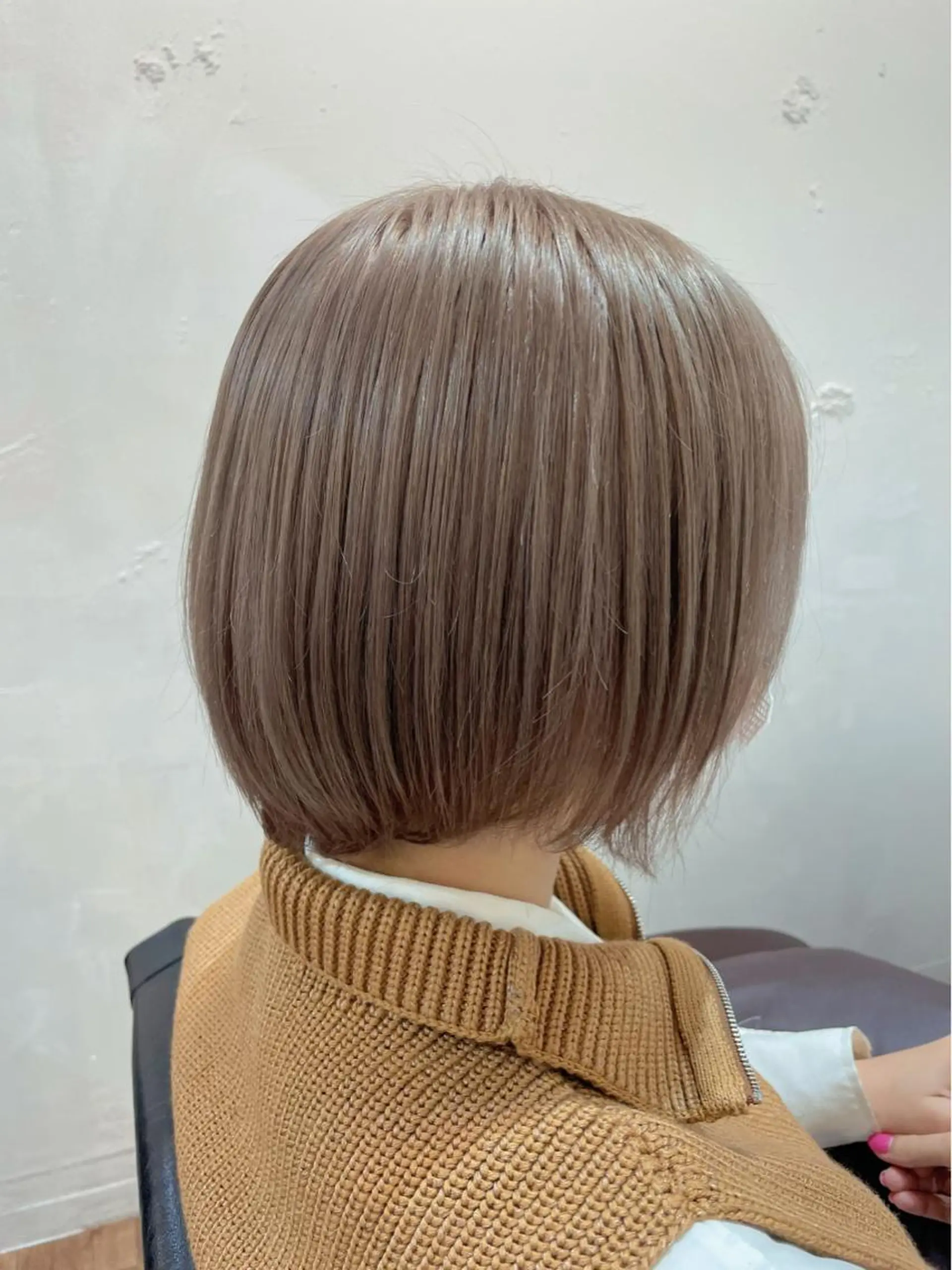 ショート カット ヘアカラー トリートメント ウルフカット/ボブ りなのヘアスタイル