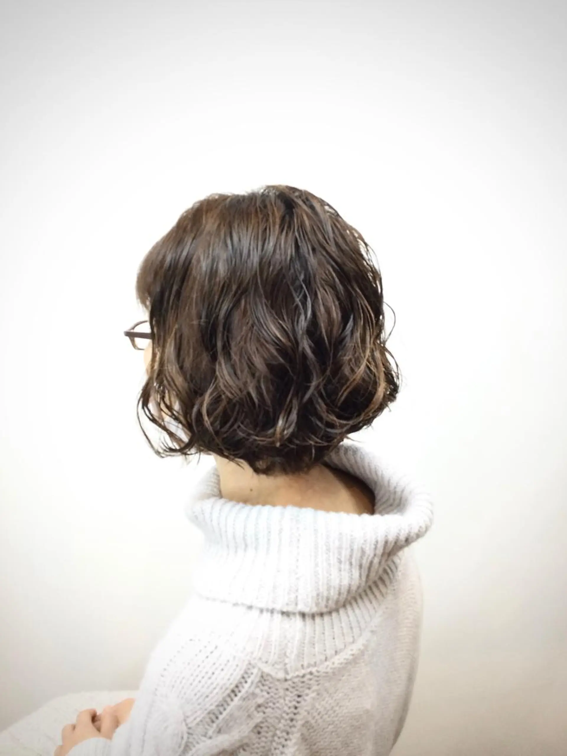 ショート カラー パーマ Annon プライベートサロンのヘアスタイル
