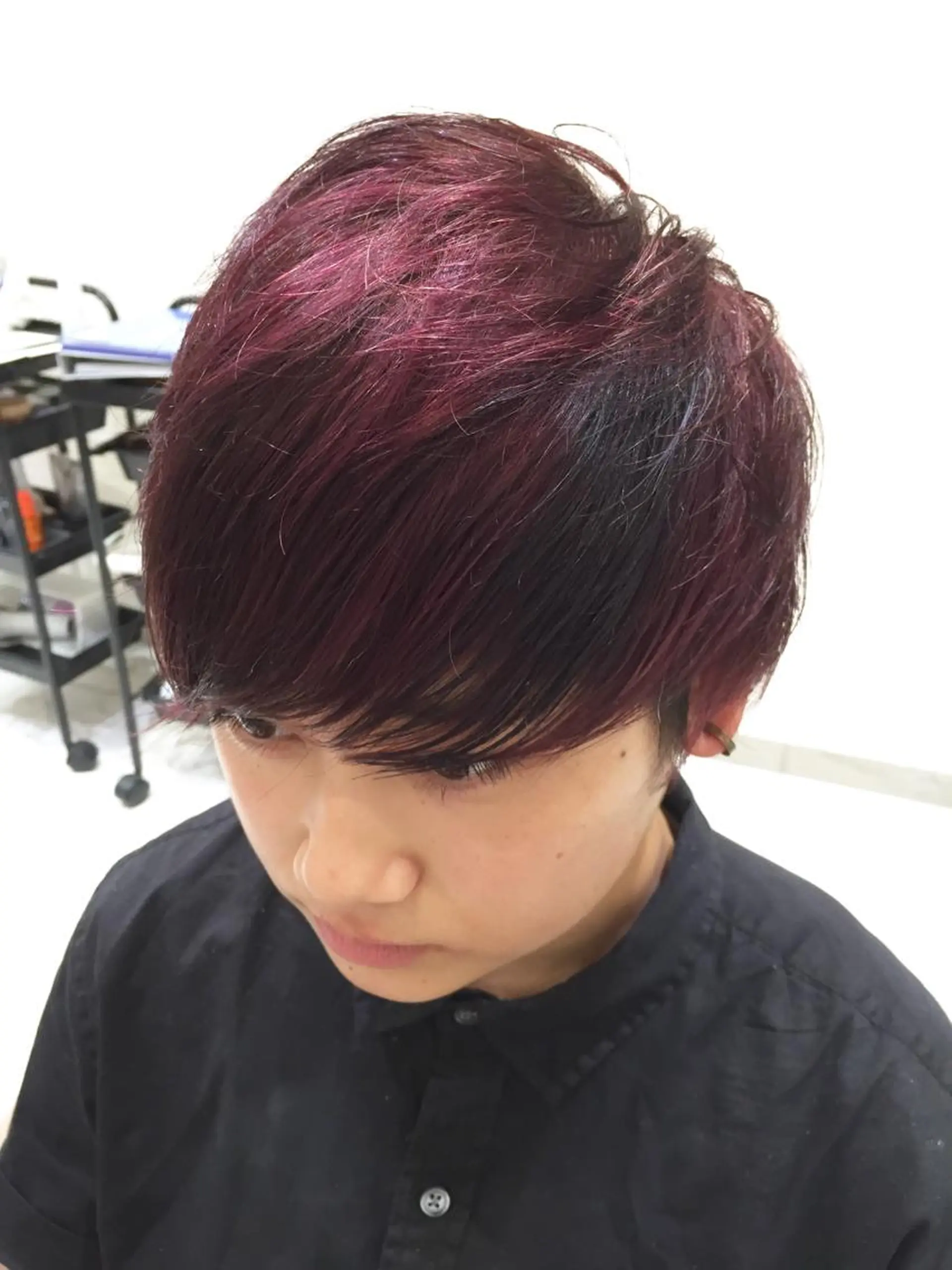 ショート カラー デザインカラー 清野 大のヘアスタイル