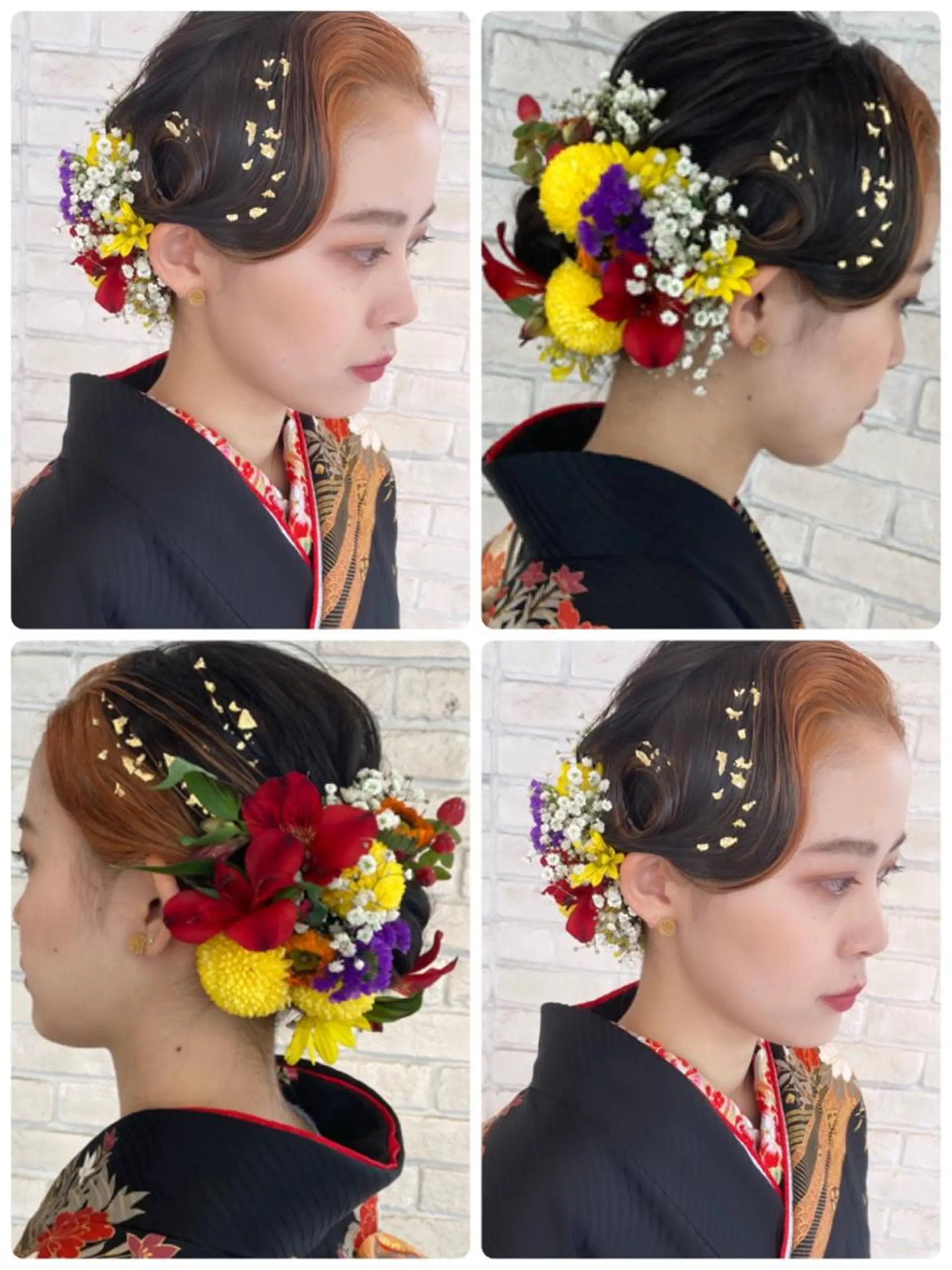 ロング あやかショート 白髪ぼかしのヘアスタイル
