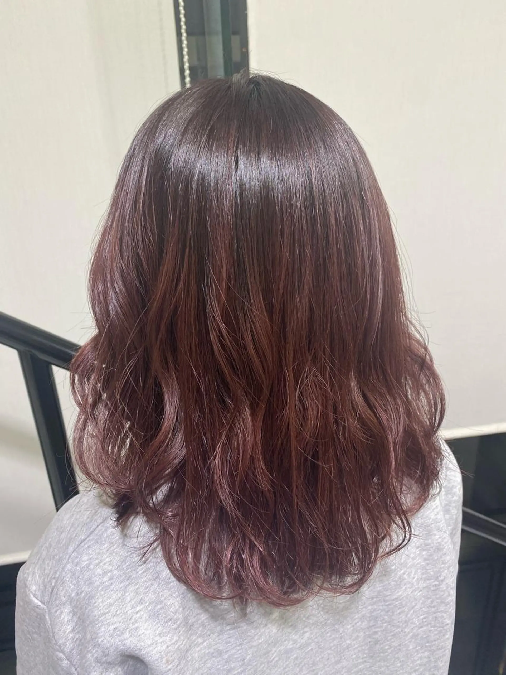 セミロング カラー ヘアアレンジ TSUNA 🌙 Lim 五反田のマツエク・マツパデザイン