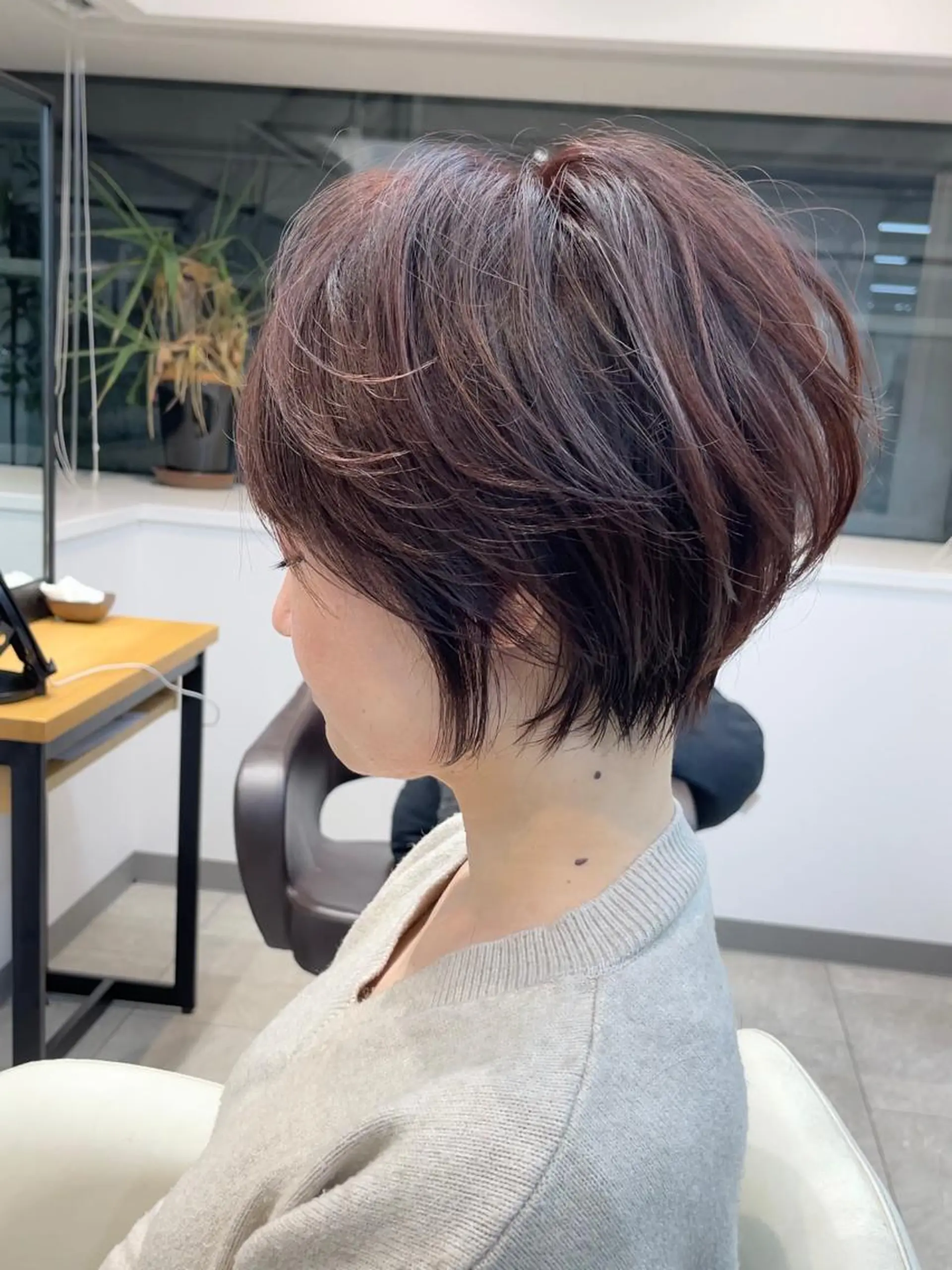 ショート neaf六本木所属・韓国風レイヤー ショート/犬塚 優介のヘアスタイル